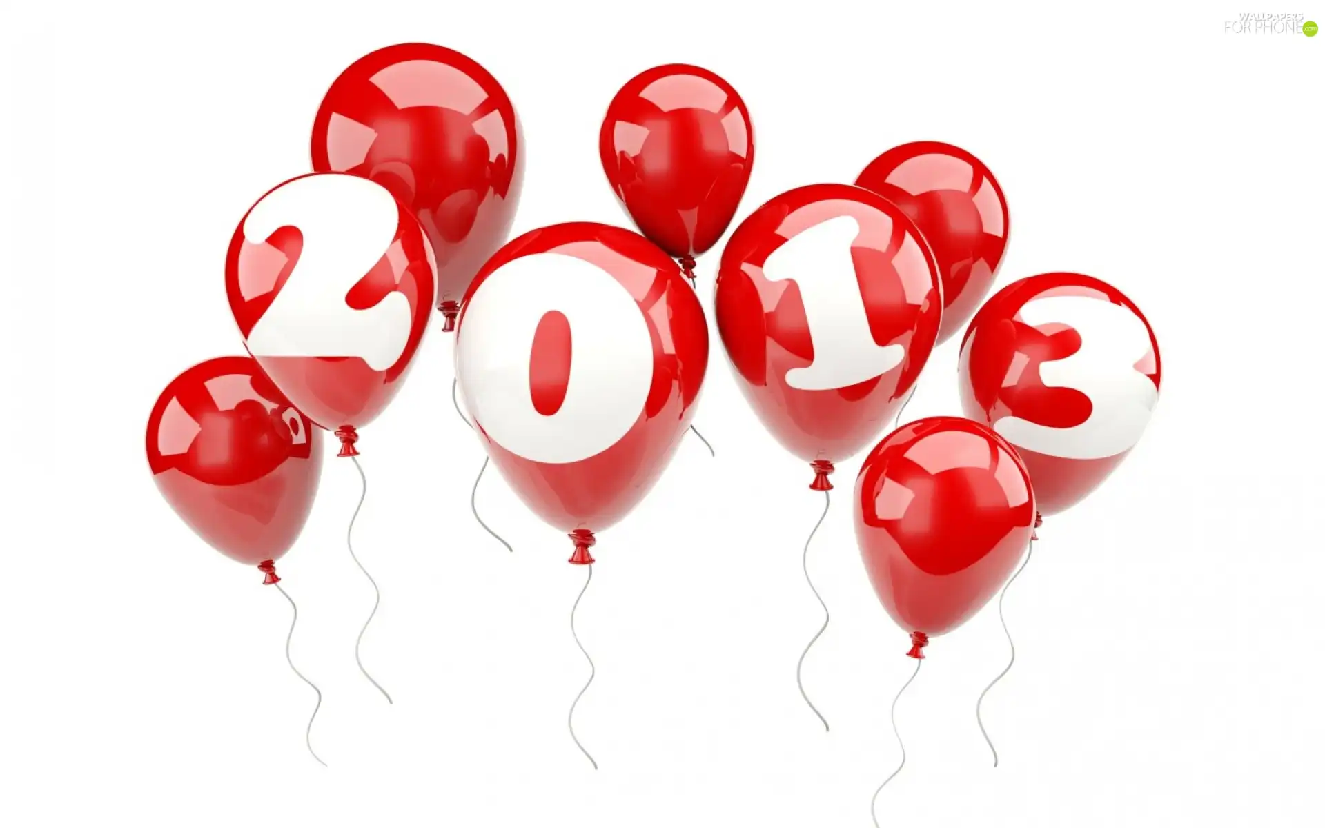 Balloons, New Year, 2013
