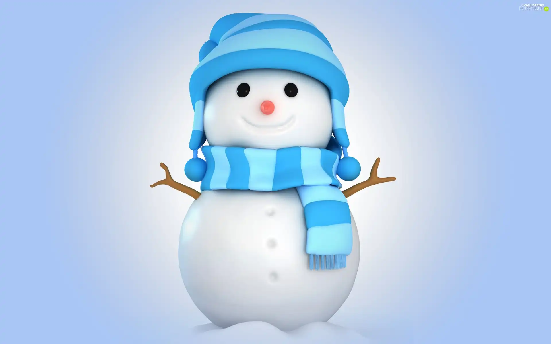 Snowman, 3D