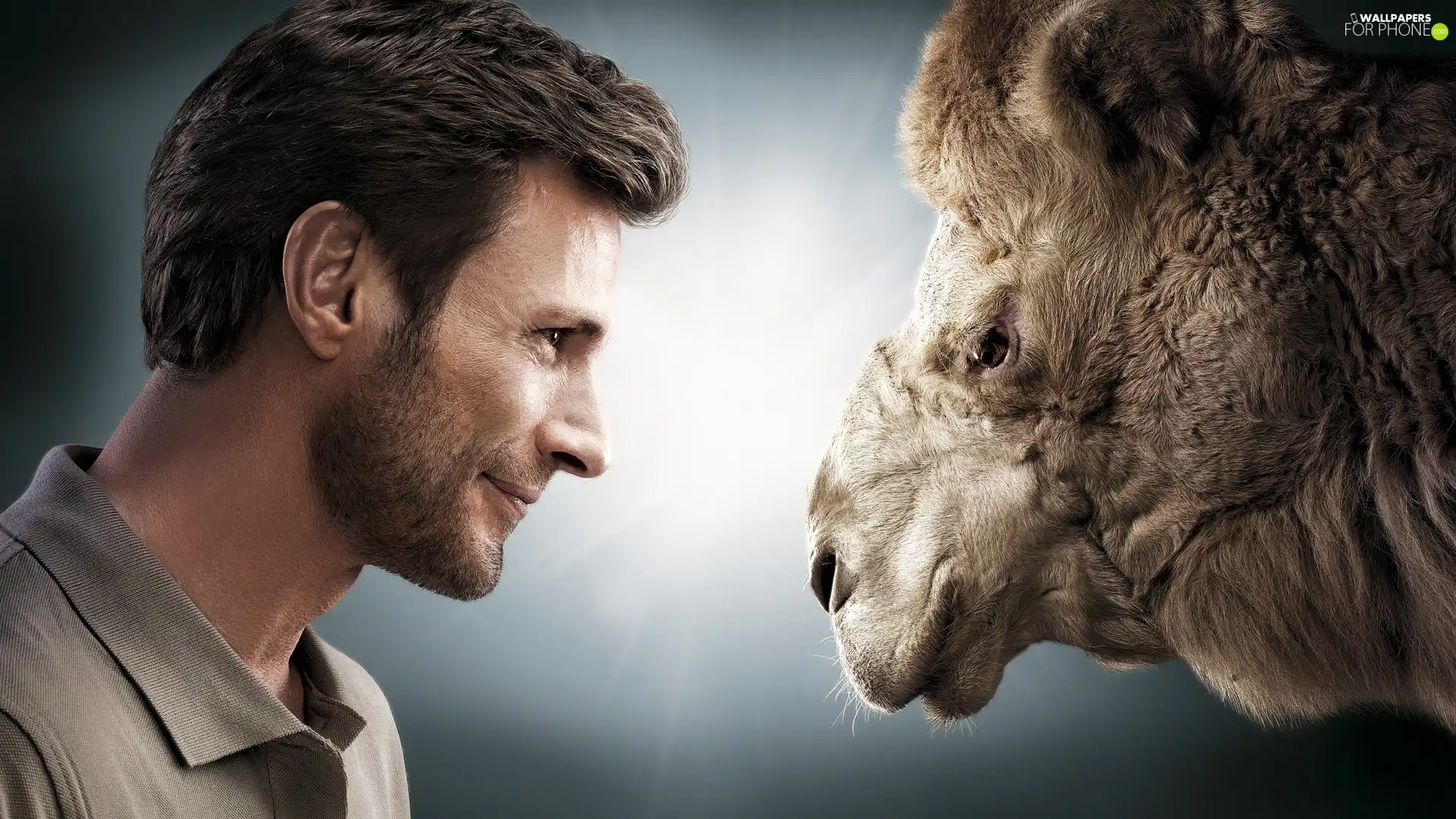a man, Camel