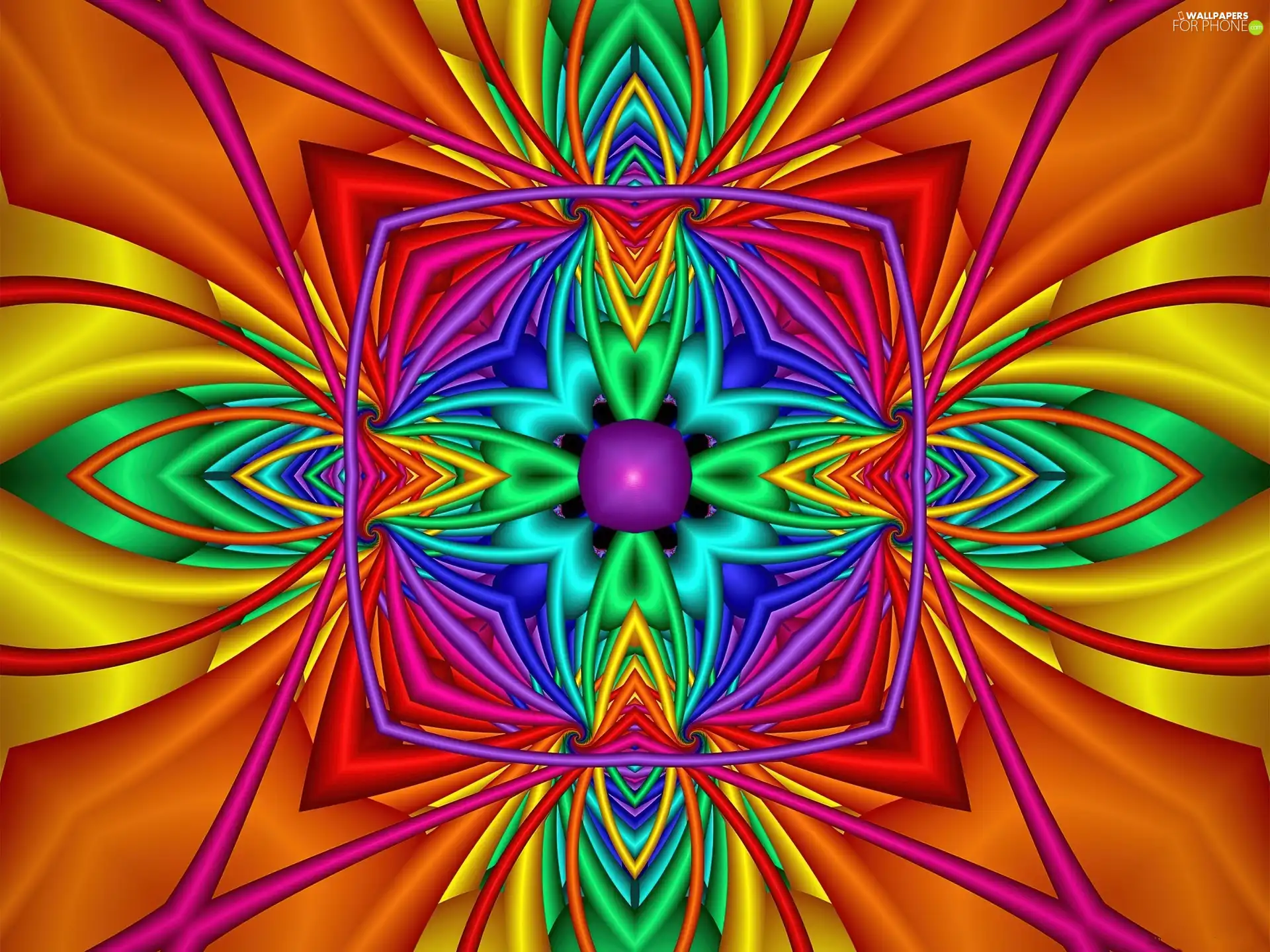 abstraction, Kaleidoscope, colors
