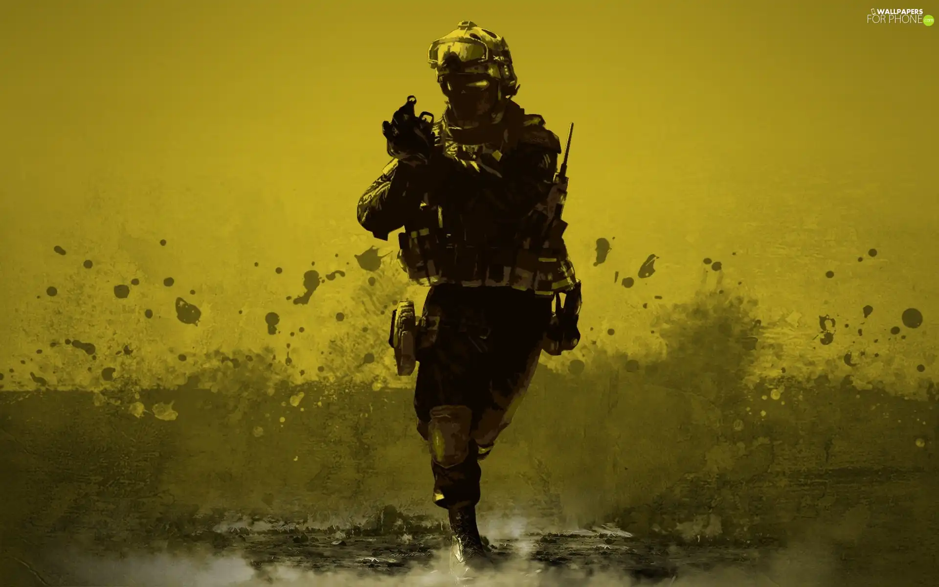 Action, soldier, during