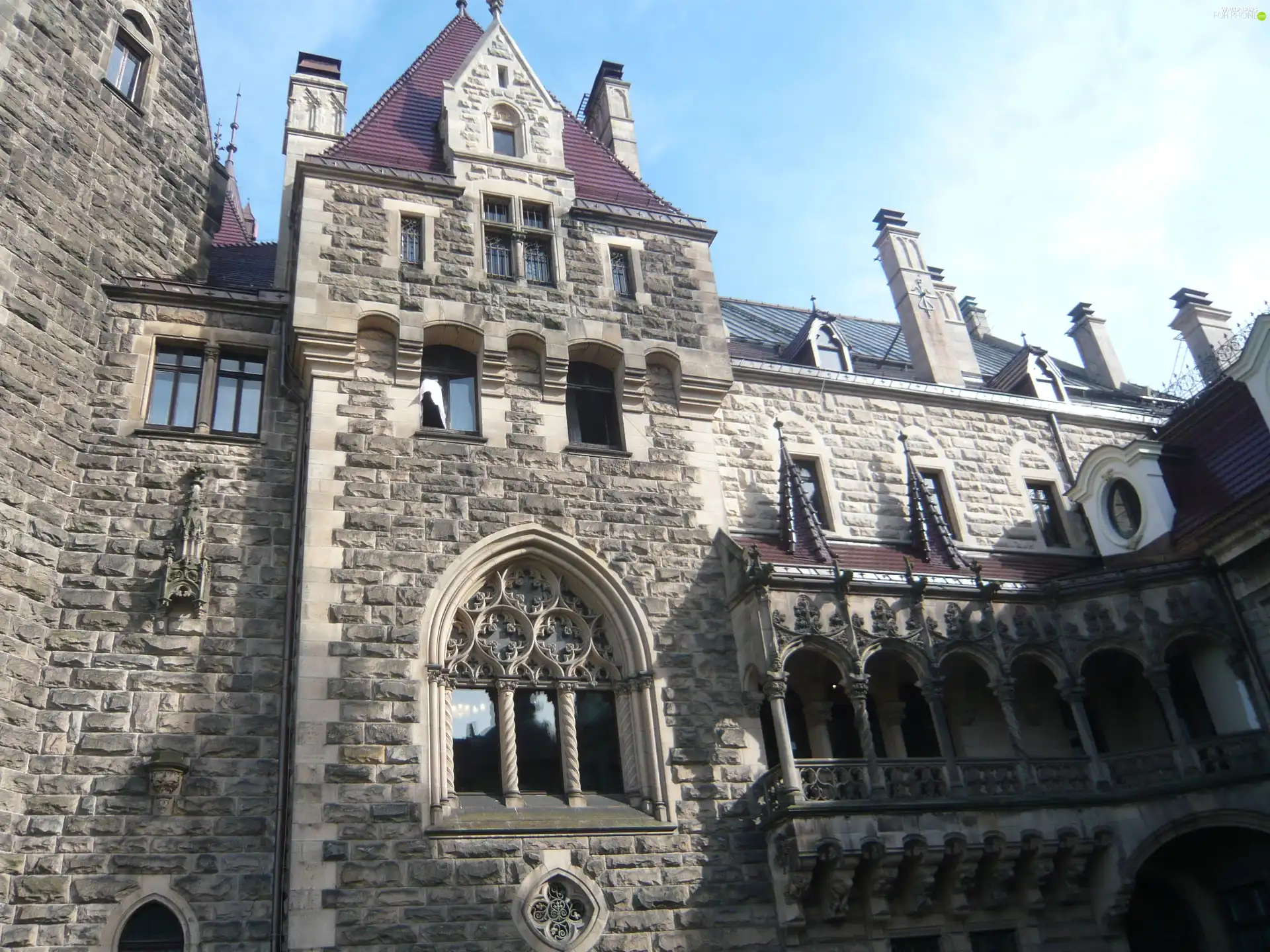 ambulatory, Castle, front