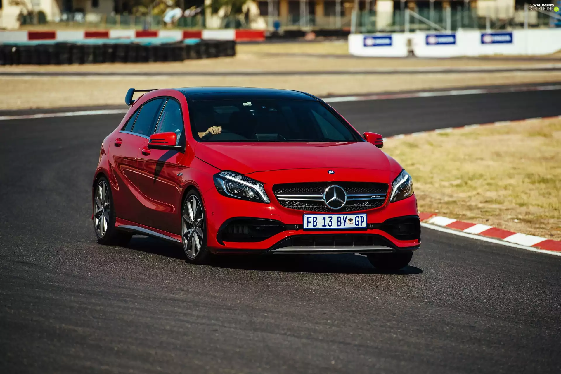 Red, Mercedes A45 AMG