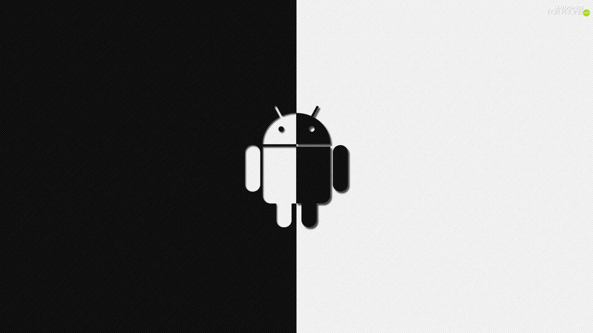 black and white, Android