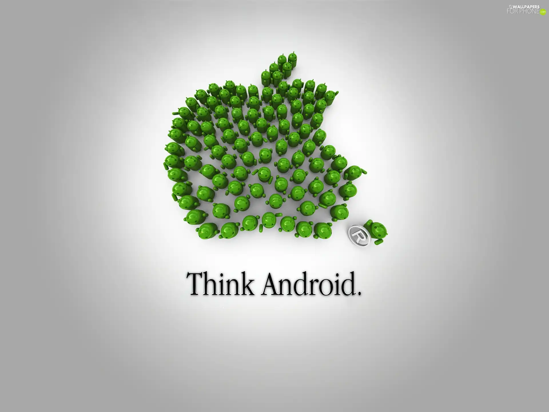 Android, Apple, humans