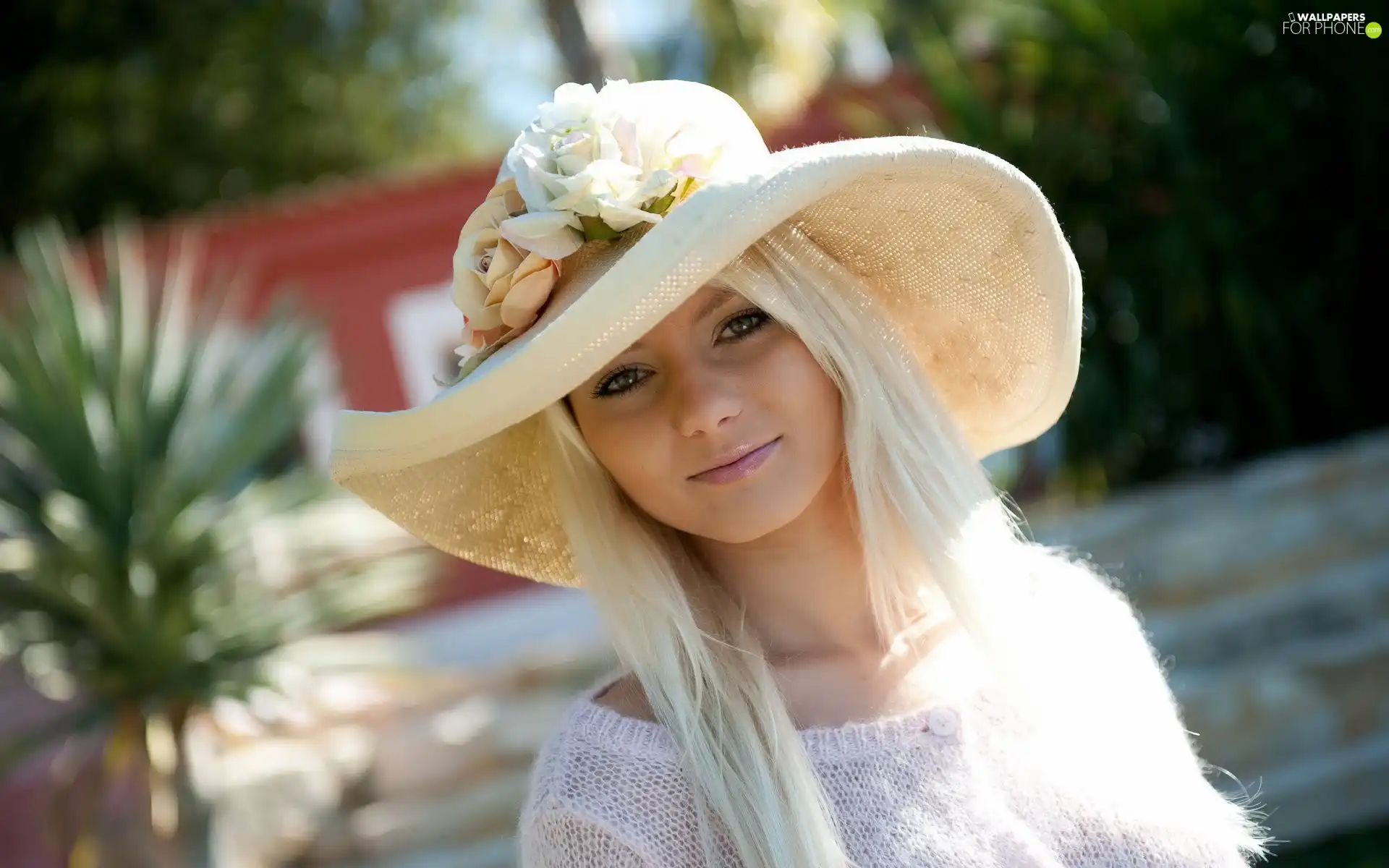 Hat, make-up, Women, Annely Gerritsen, Blonde