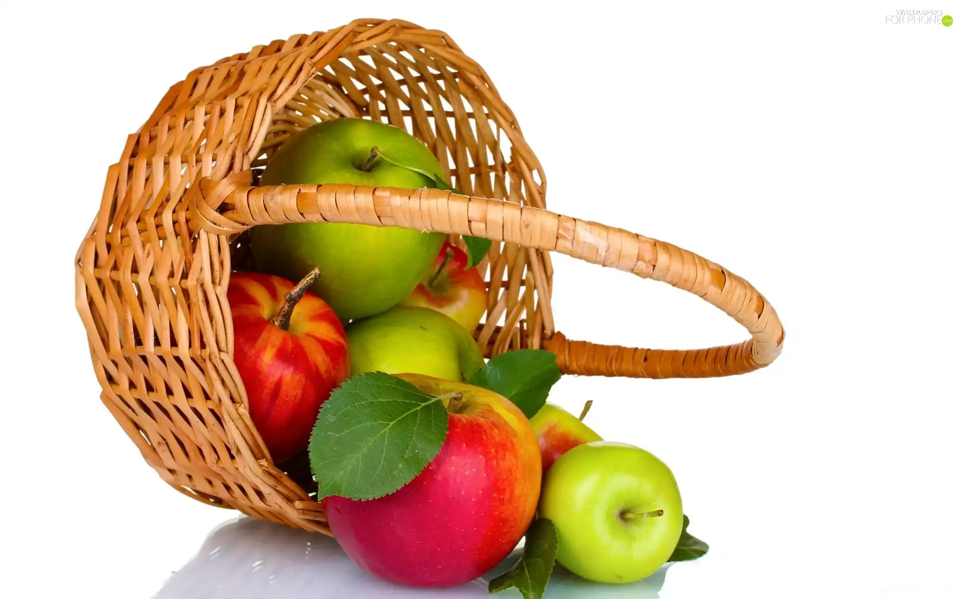 apples, wicker, basket