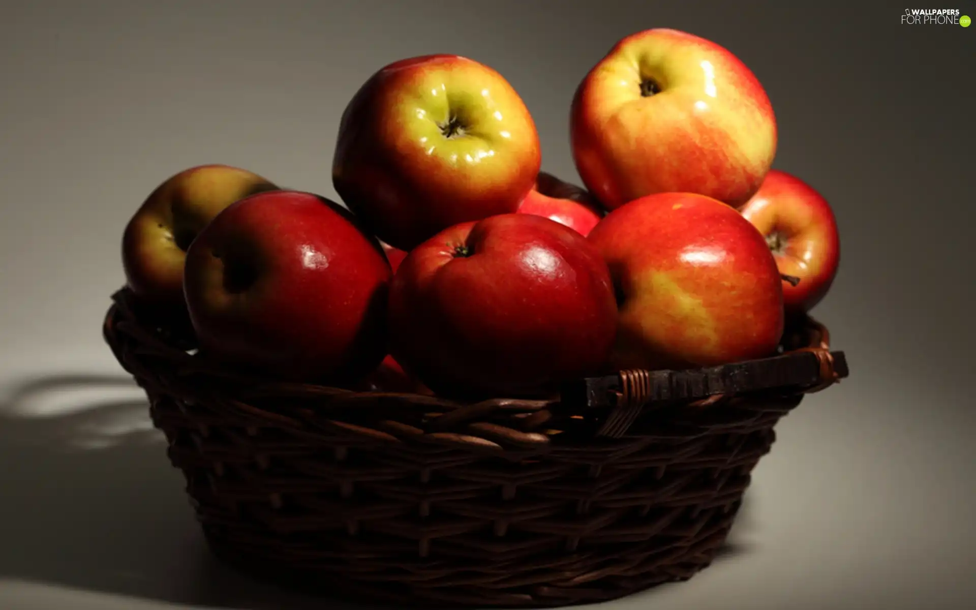 apples, basket, robust