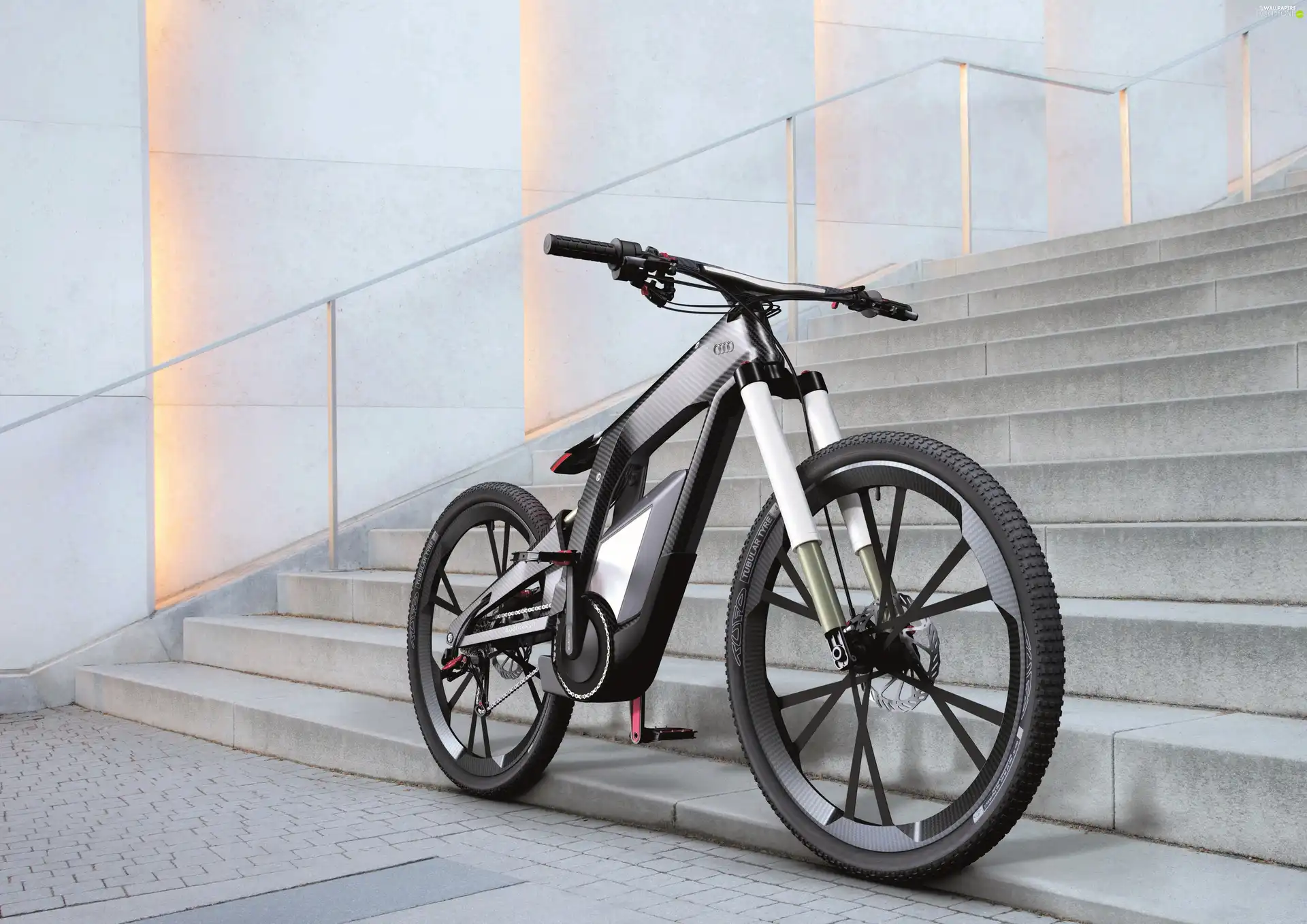 Audi, modern, Bike