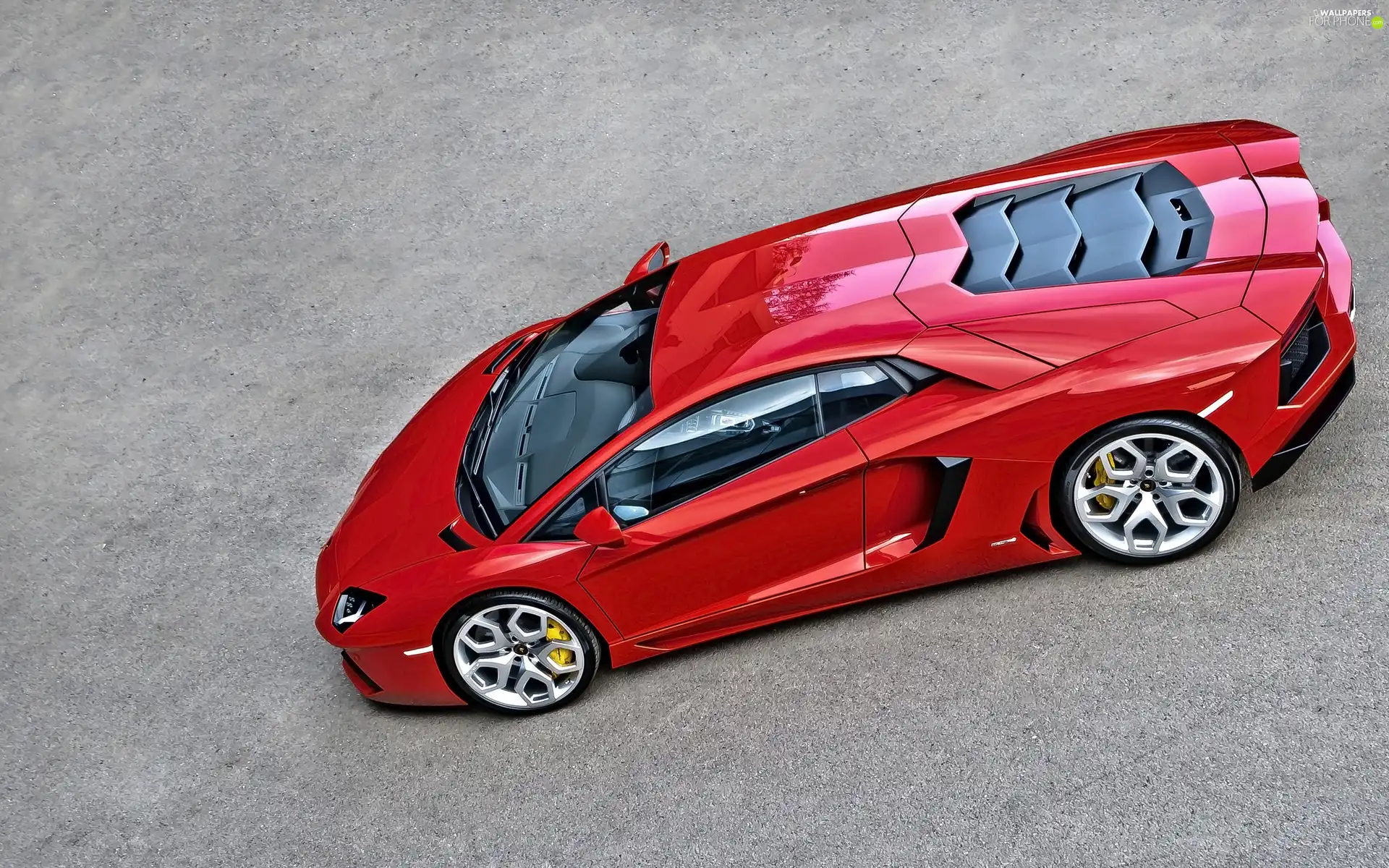 claret, Lamborghini Aventador