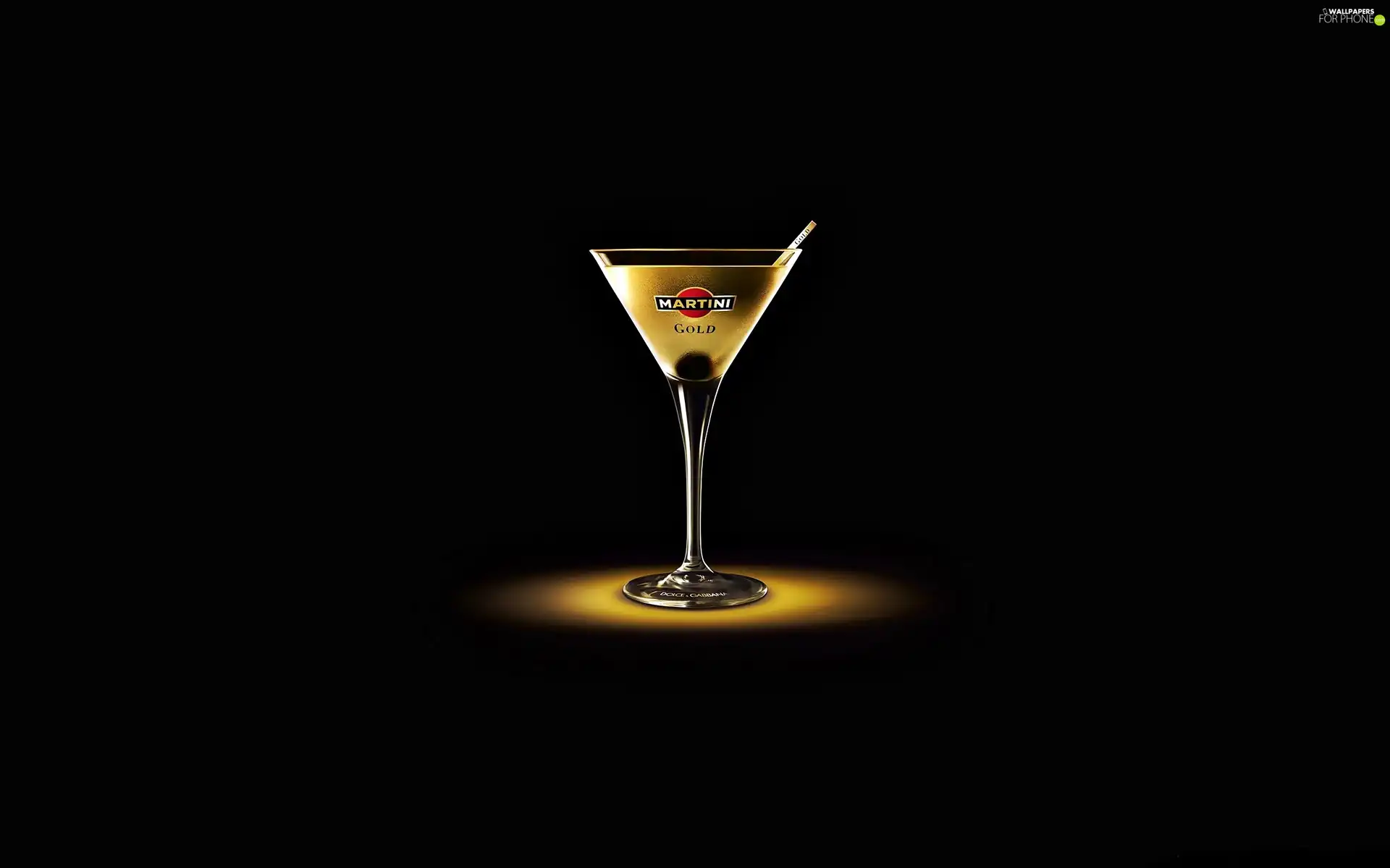 glass, Black, background, Martini