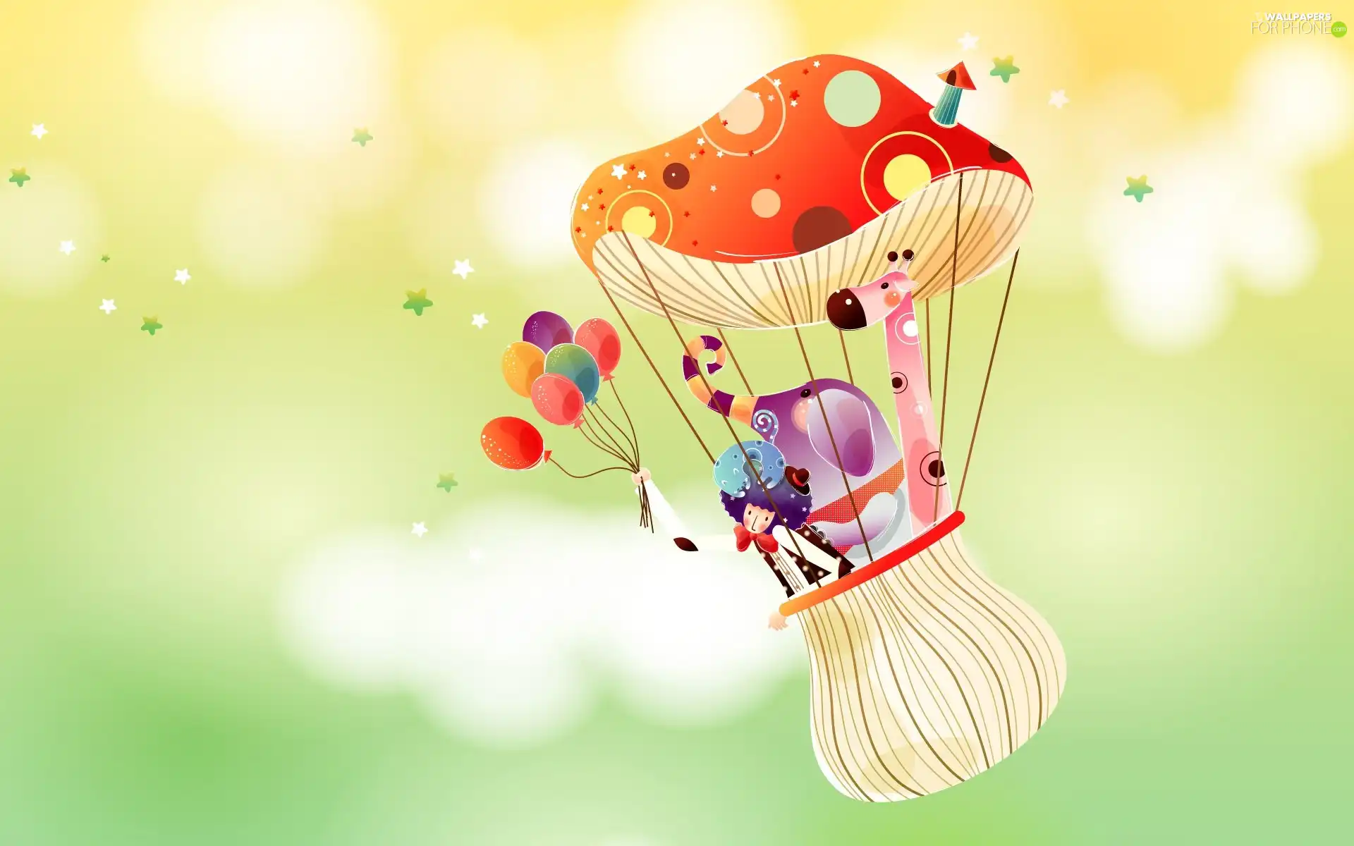 Balloon, Puppet, flight