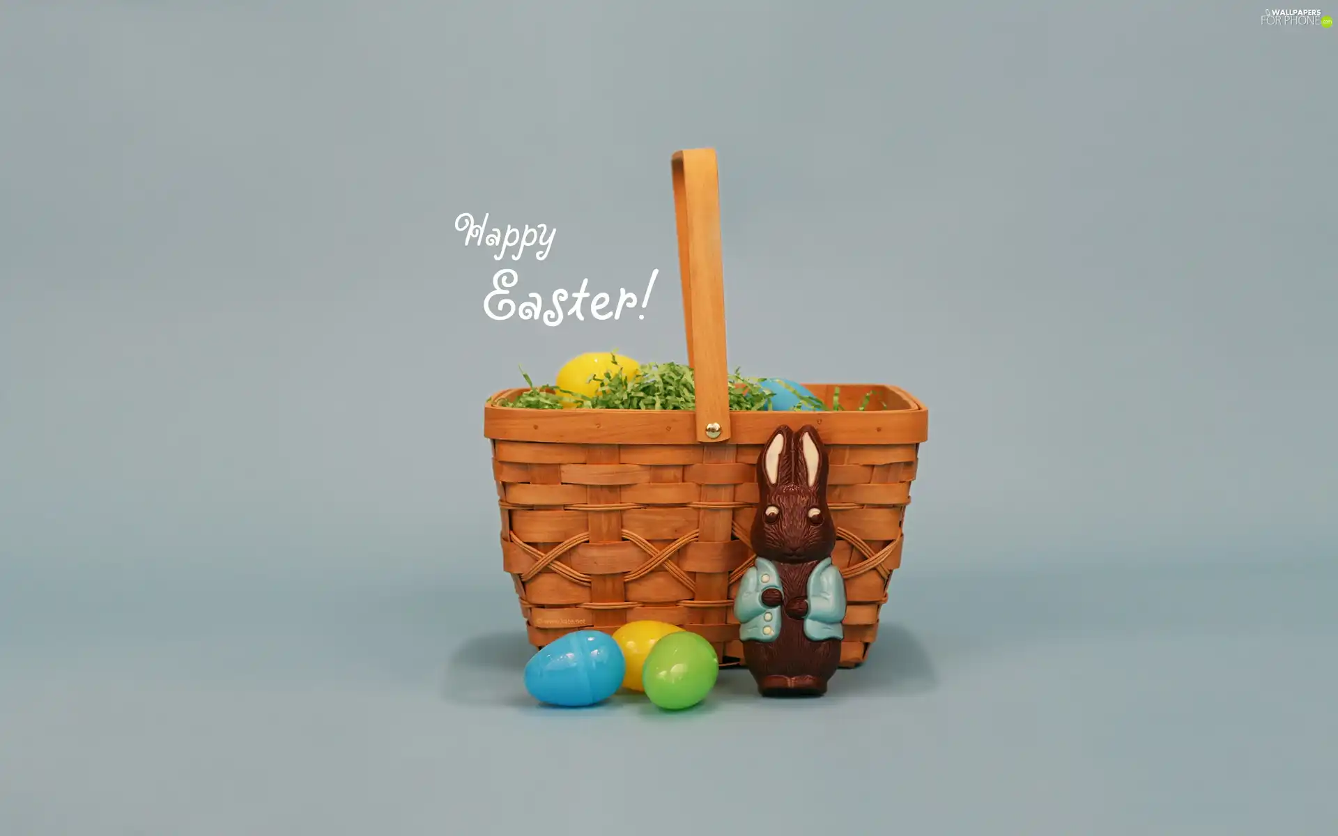 basket, rabbit, eggs