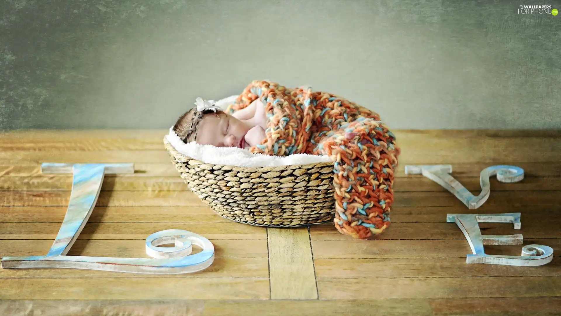 basket, small, girl