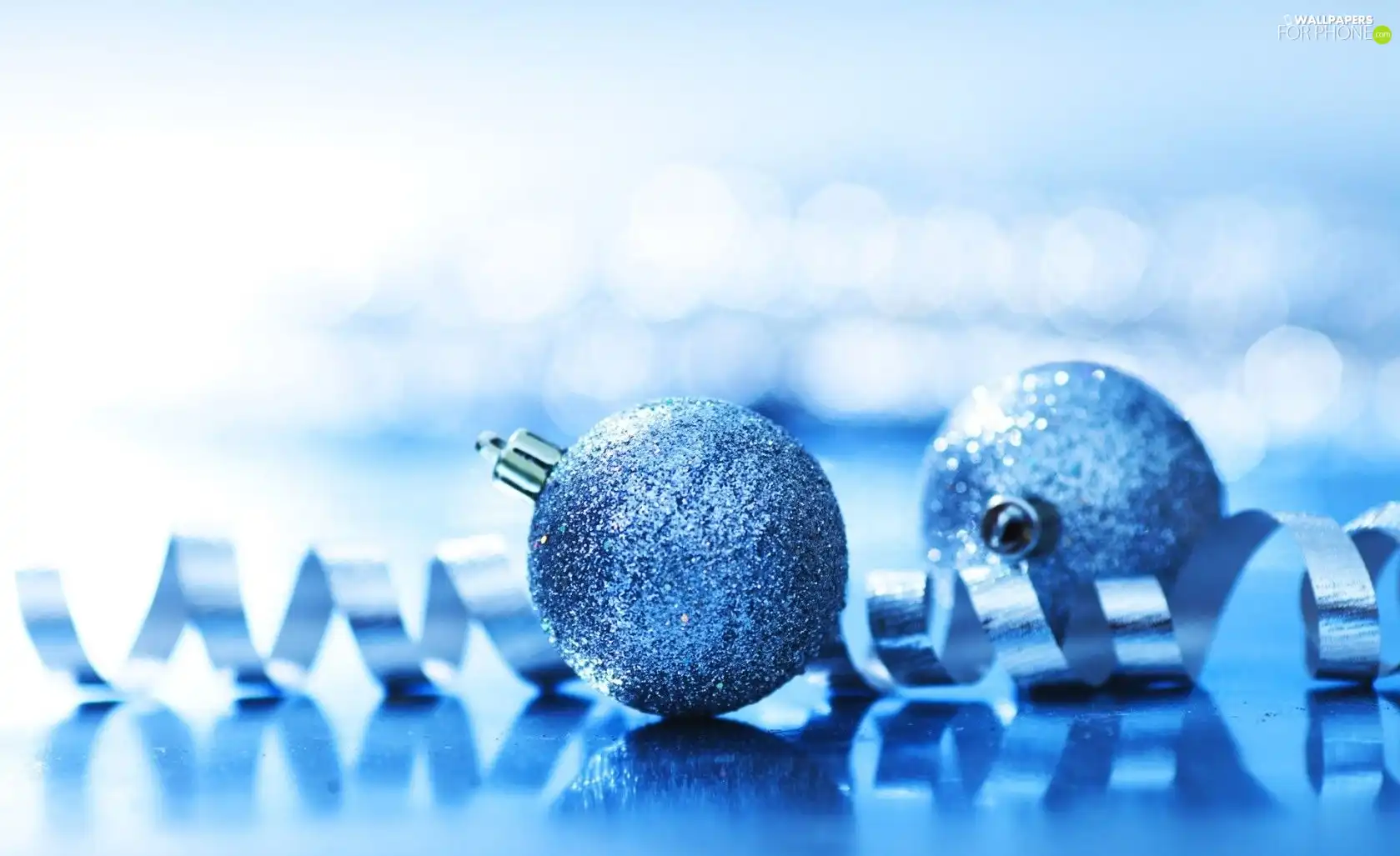 blue, baubles