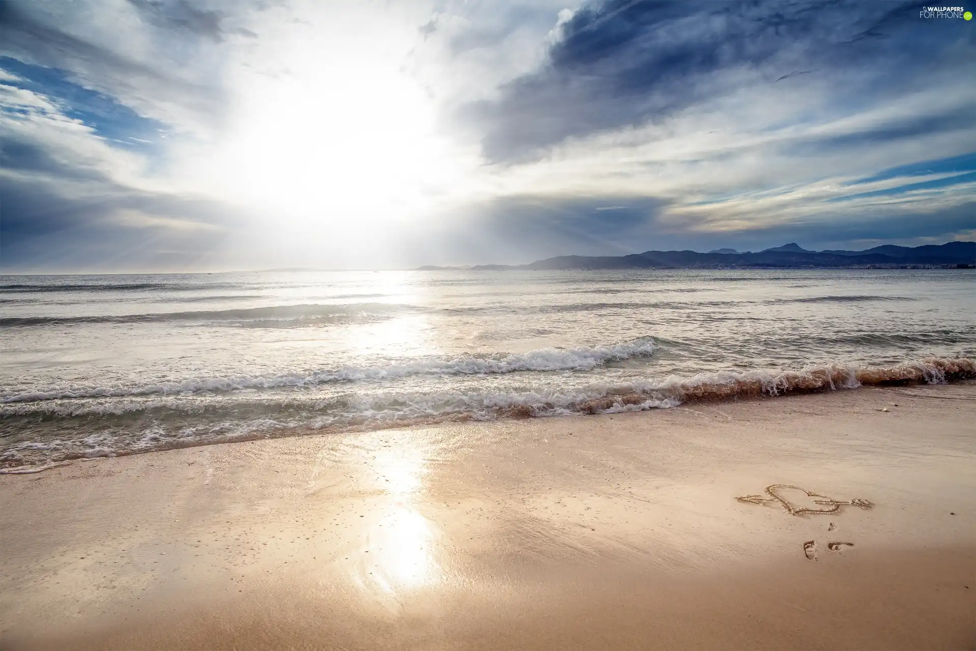 Beaches, Mountains, sea