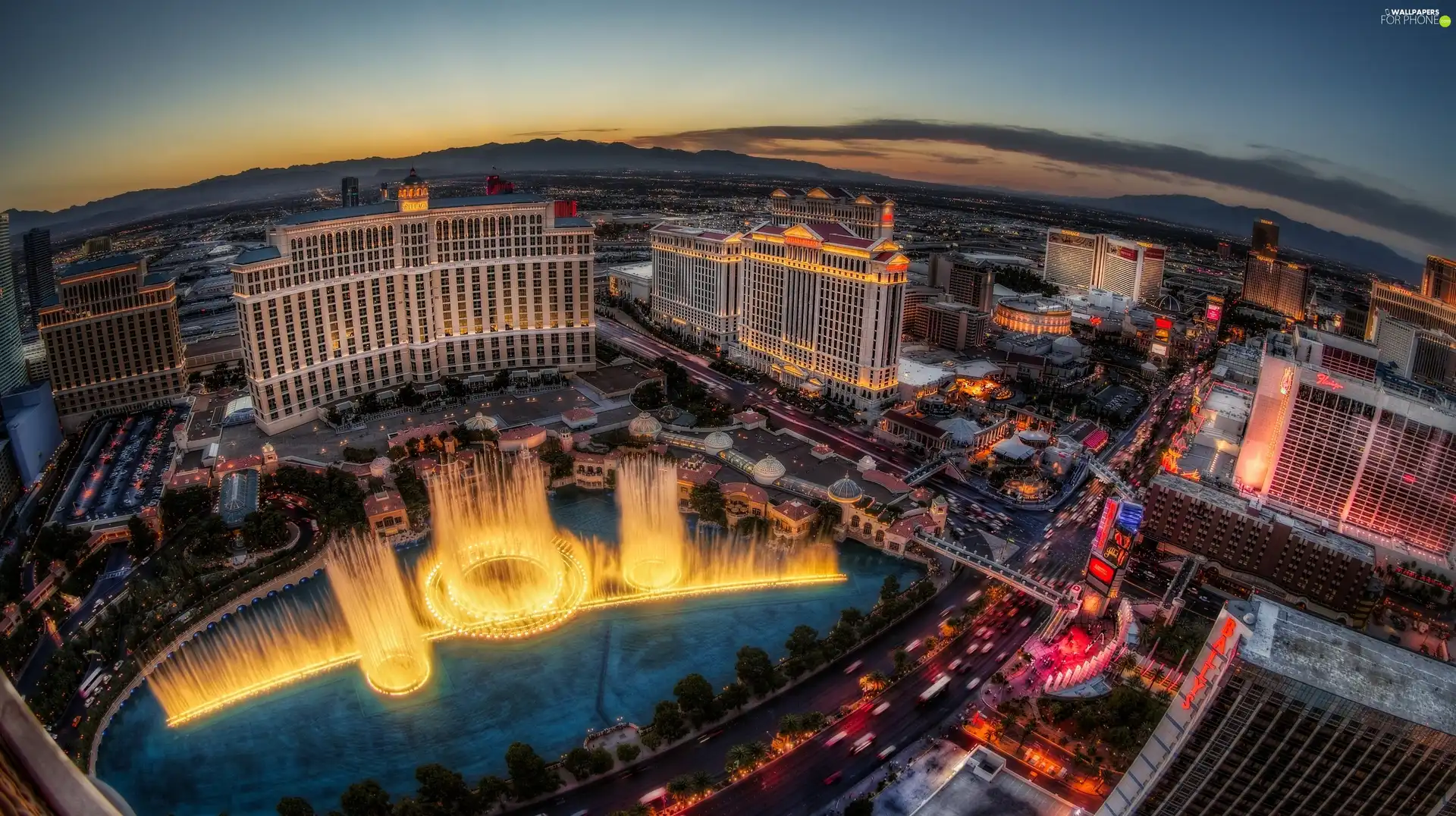 Las Vegas, Fountains, Bellagio