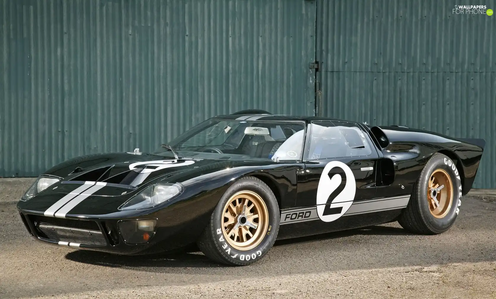 GT 40, Automobile, Black