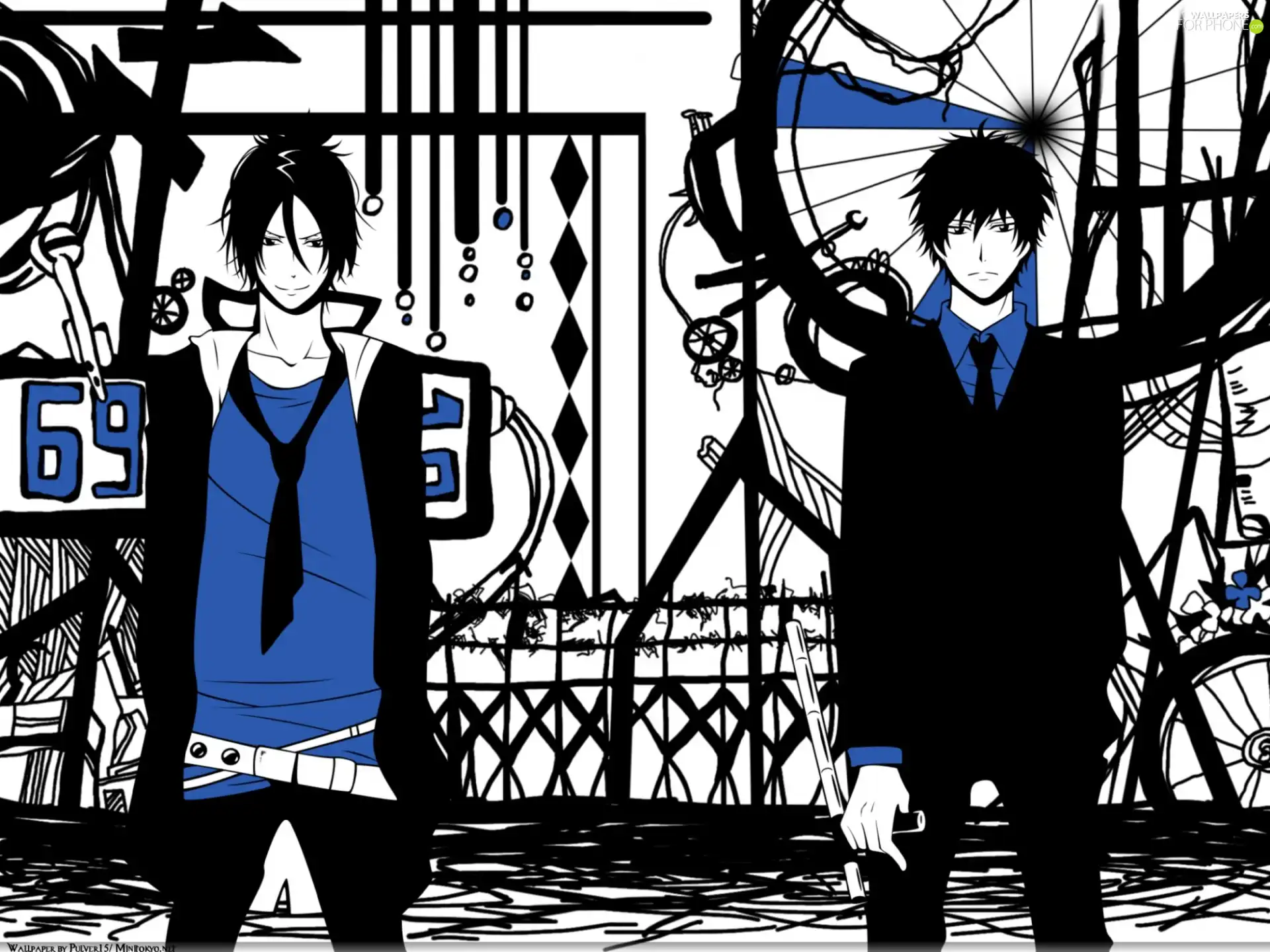 ties, Katekyo Hitman Reborn, Black