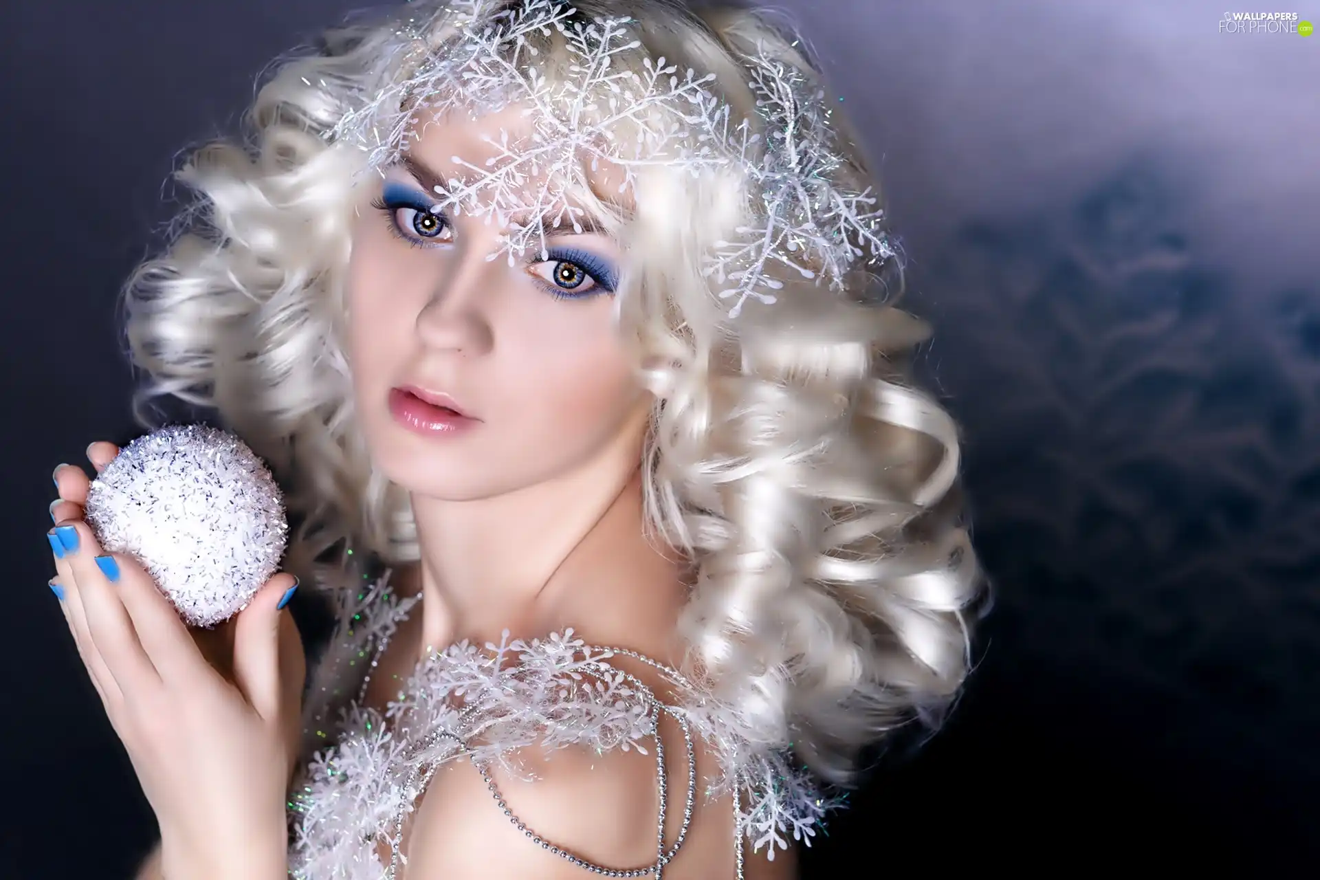 make-up, Women, Blonde