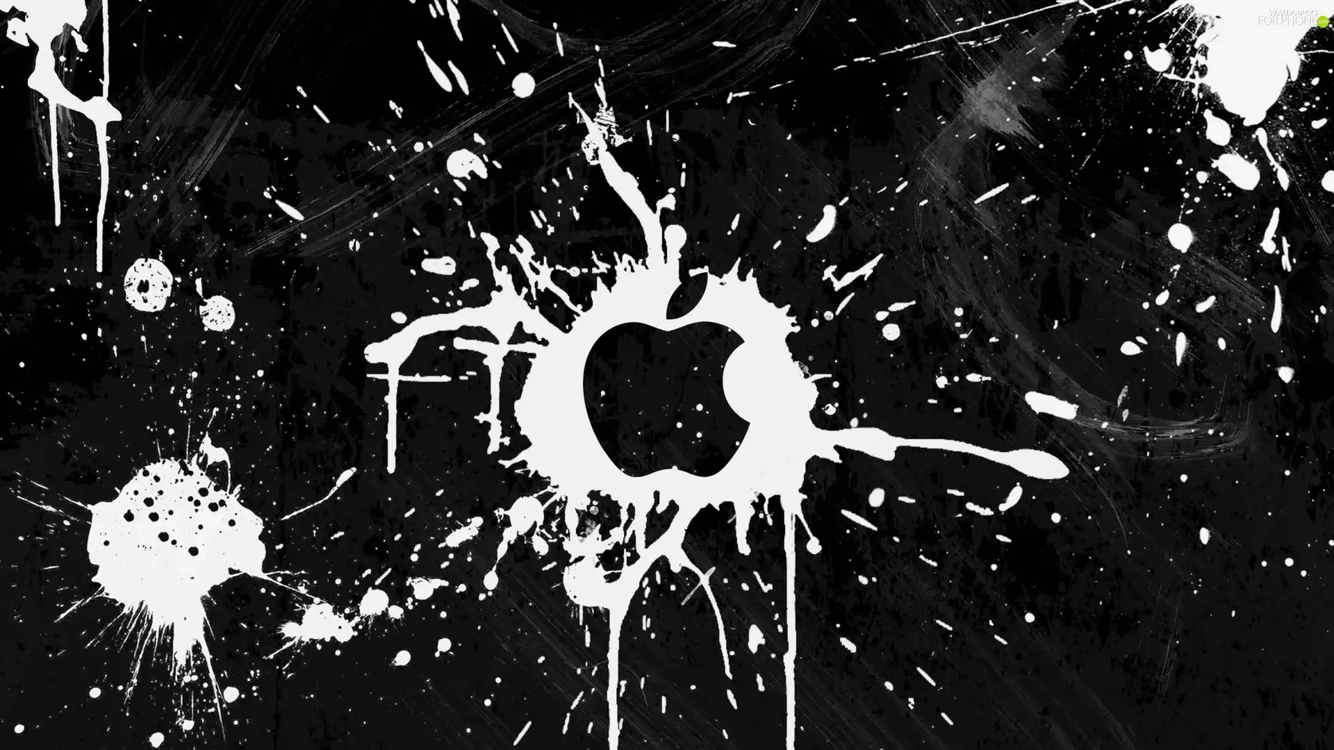 blots, Apple, Black