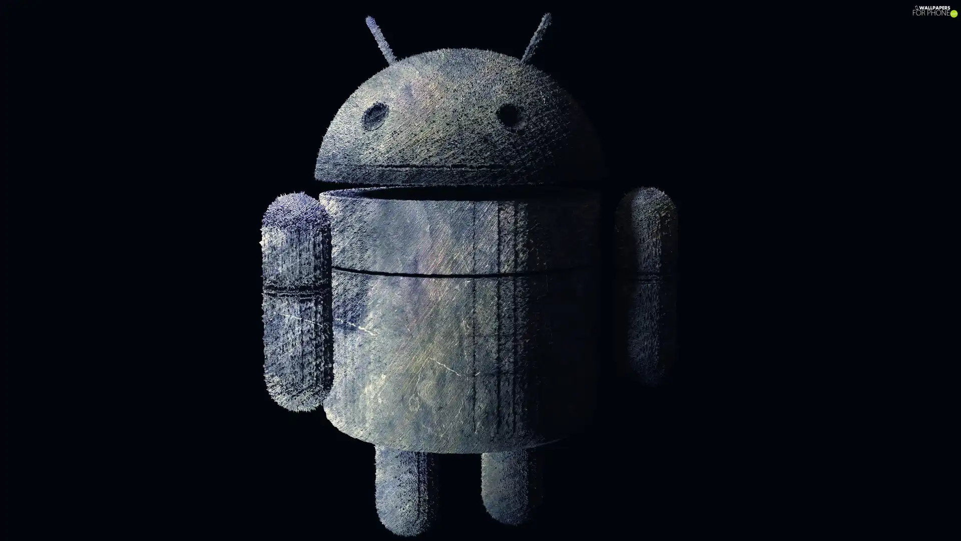 Android, blue