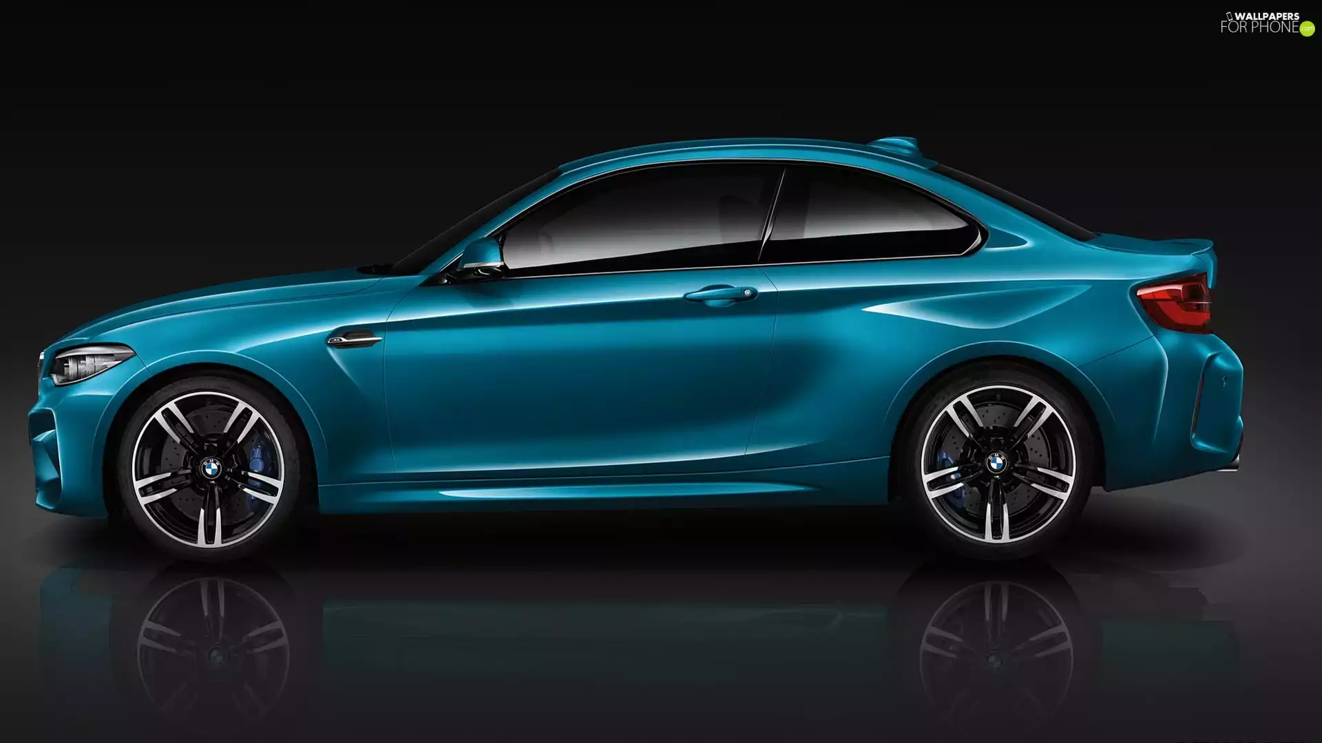 2016, Blue, BMW M2 Coupé
