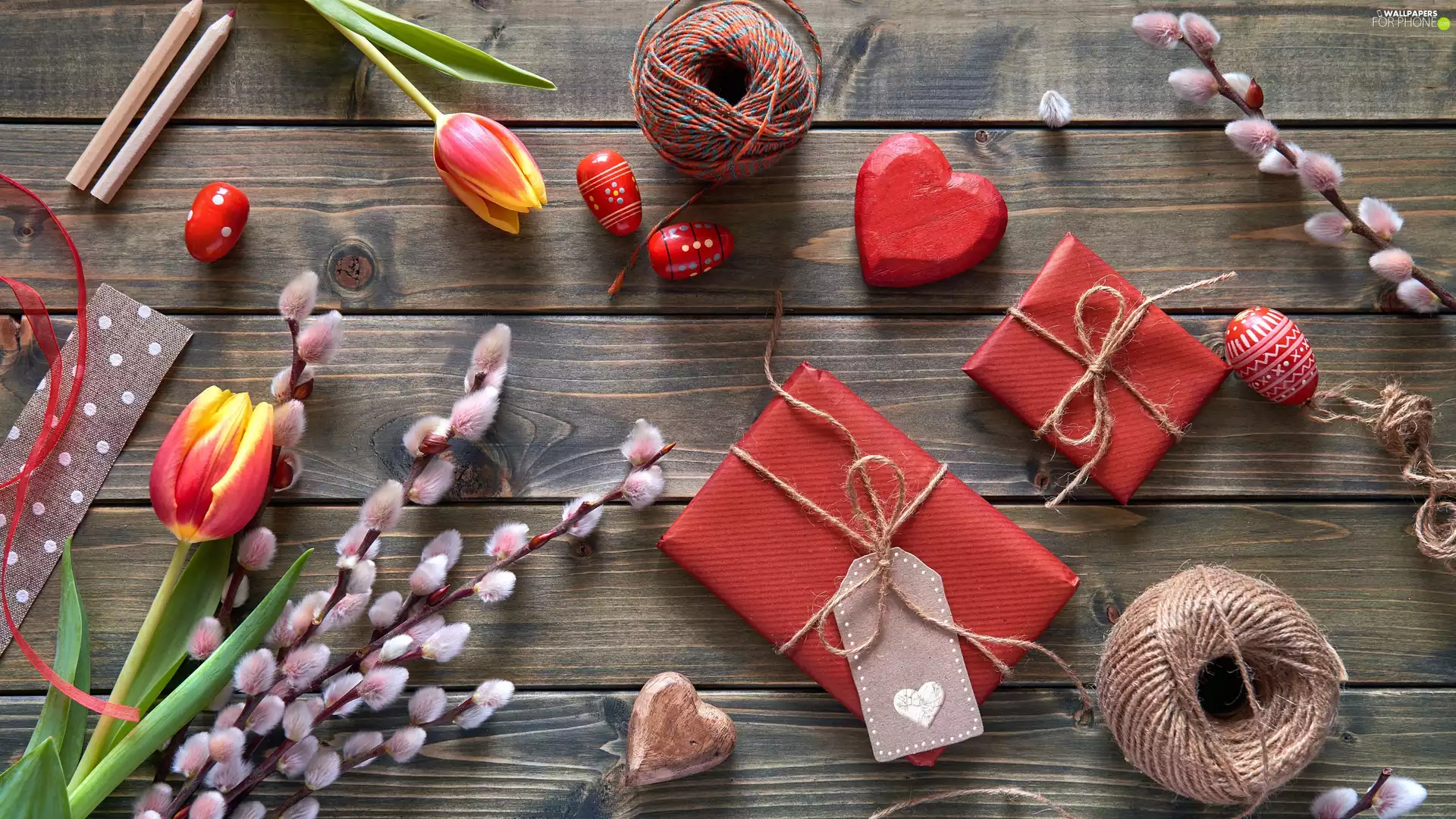 gifts, boarding, Tulips, twine, database