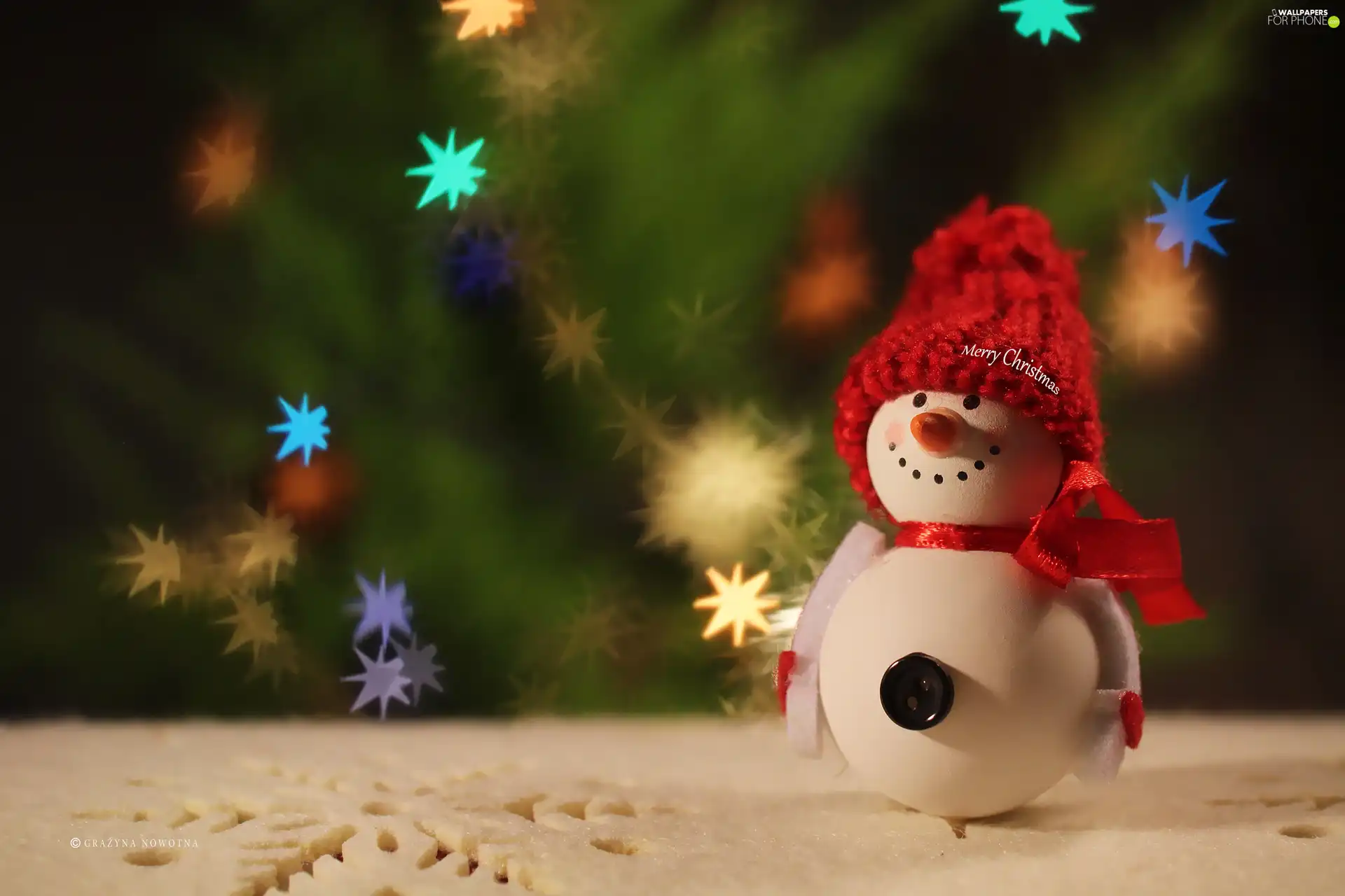 Bonnet, Snowman, christmas, Christmas, Stars, red hot