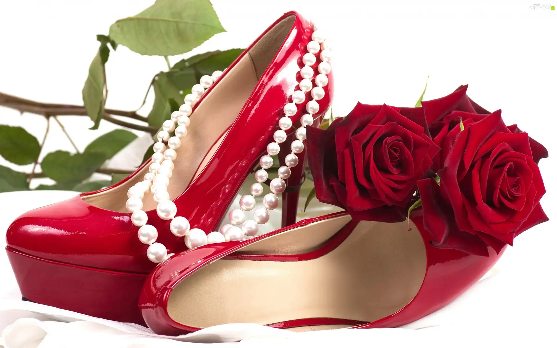 booties, Red, roses