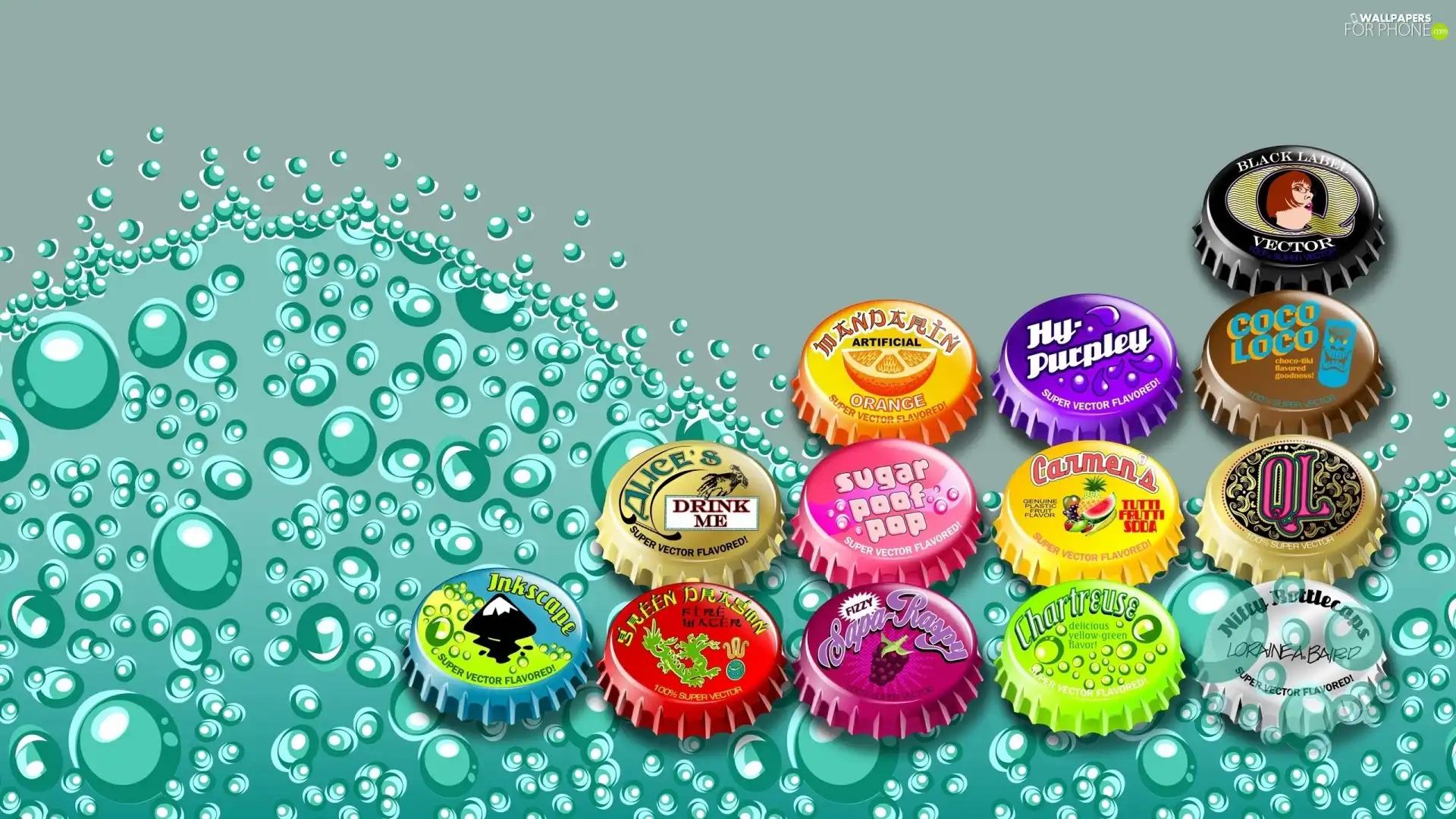 caps, Bottles