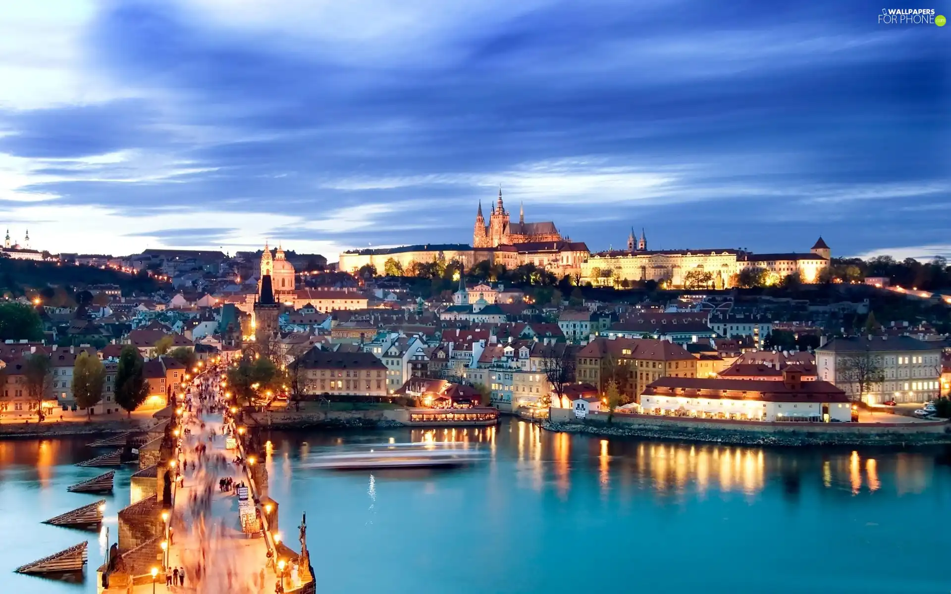 bridge, Charles, Castle, Prague, Prague