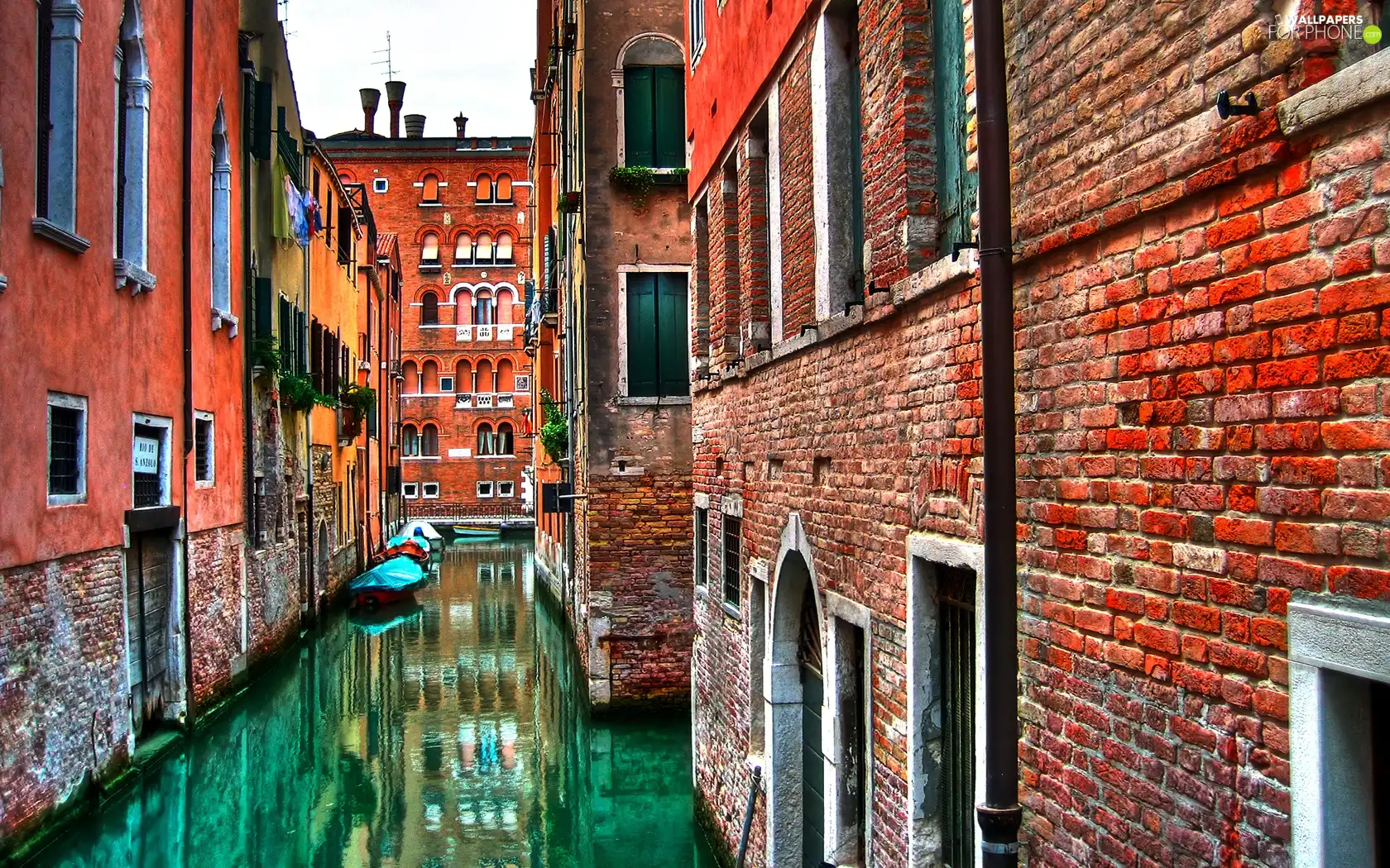 buildings, Venice, canal