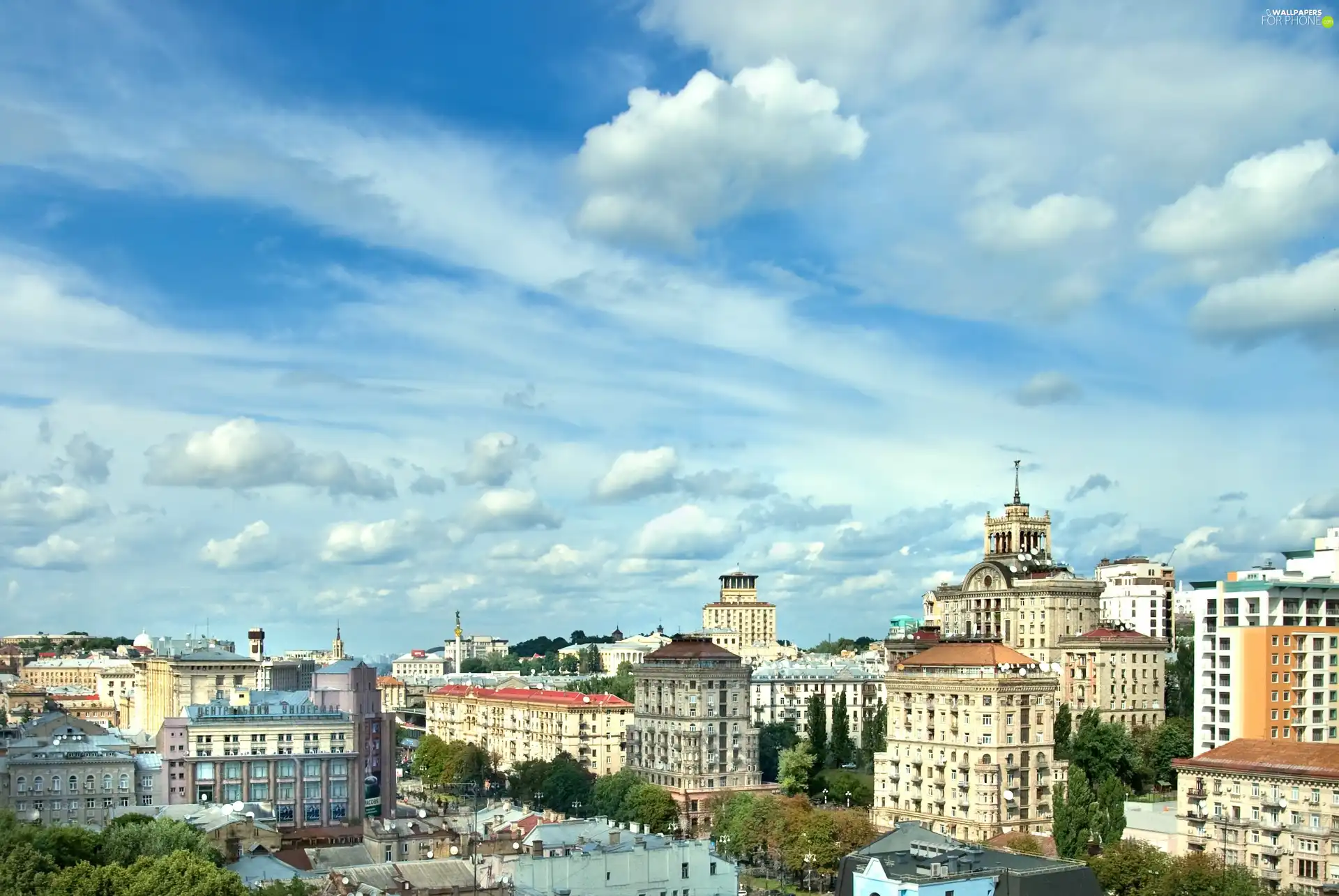 buildings, picture, town