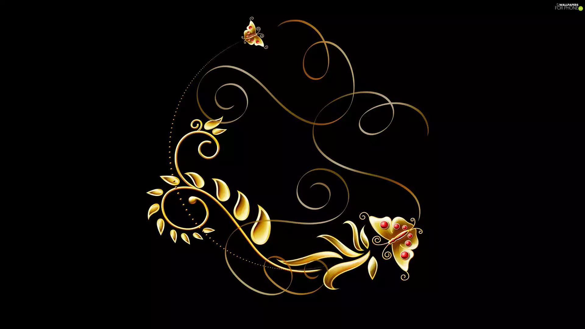 butterflies, abstraction, model