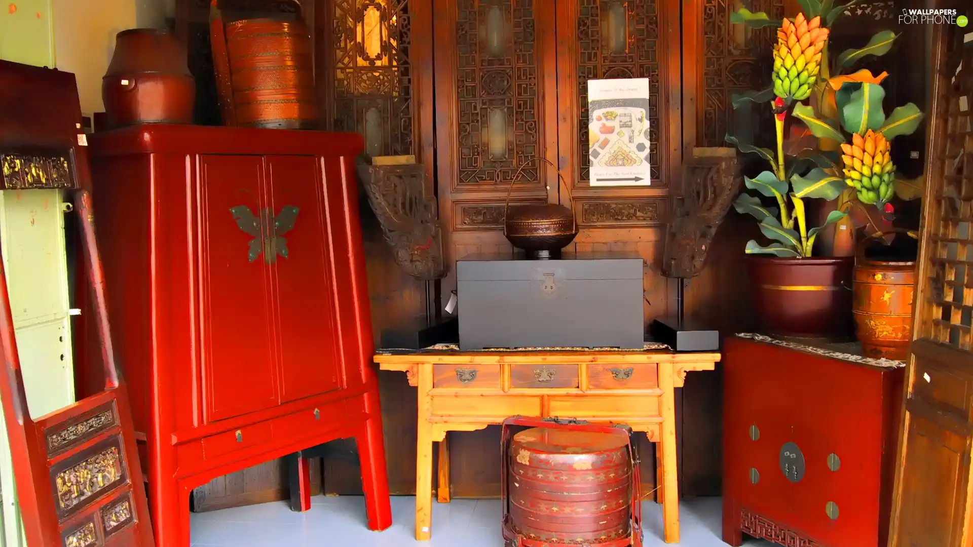 Cabinets, furniture, Antiques