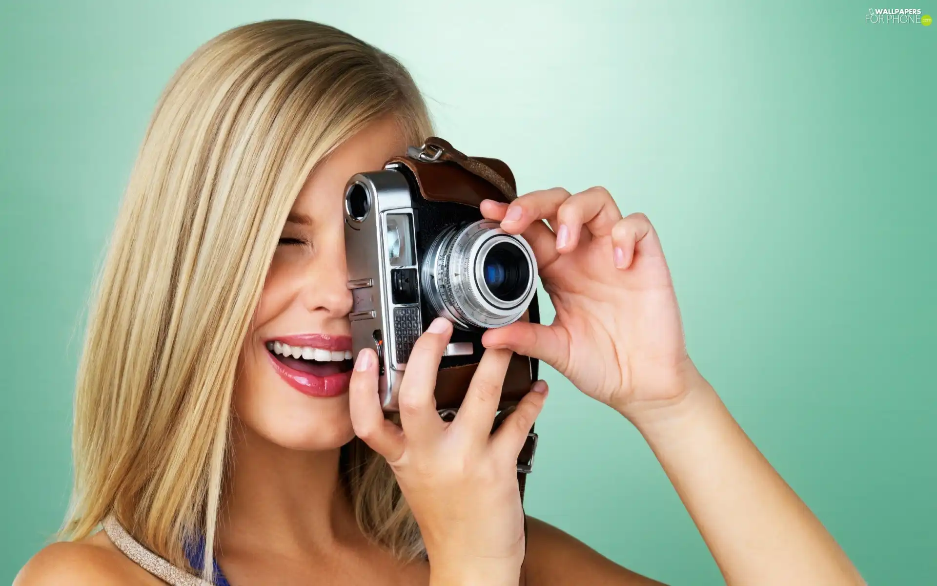 Camera, Blonde, model