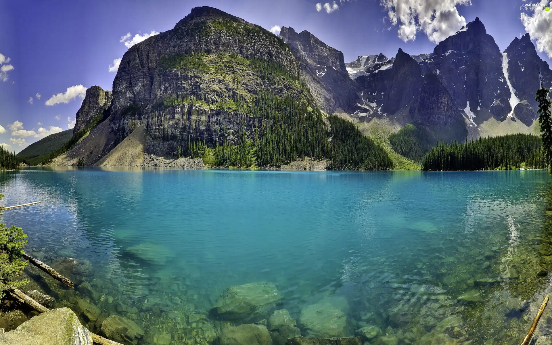 Canada, Lake Moraine, Mountains, Banff National Park