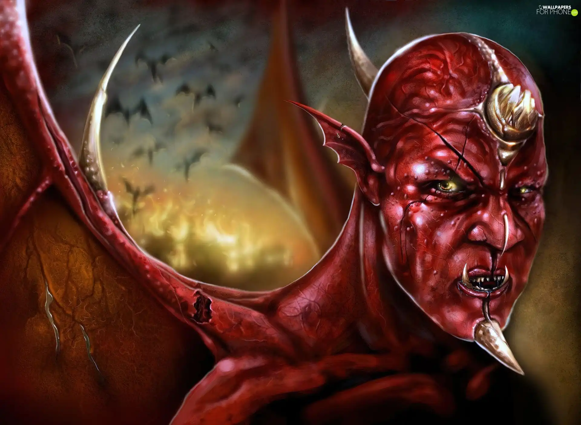 demon, canines