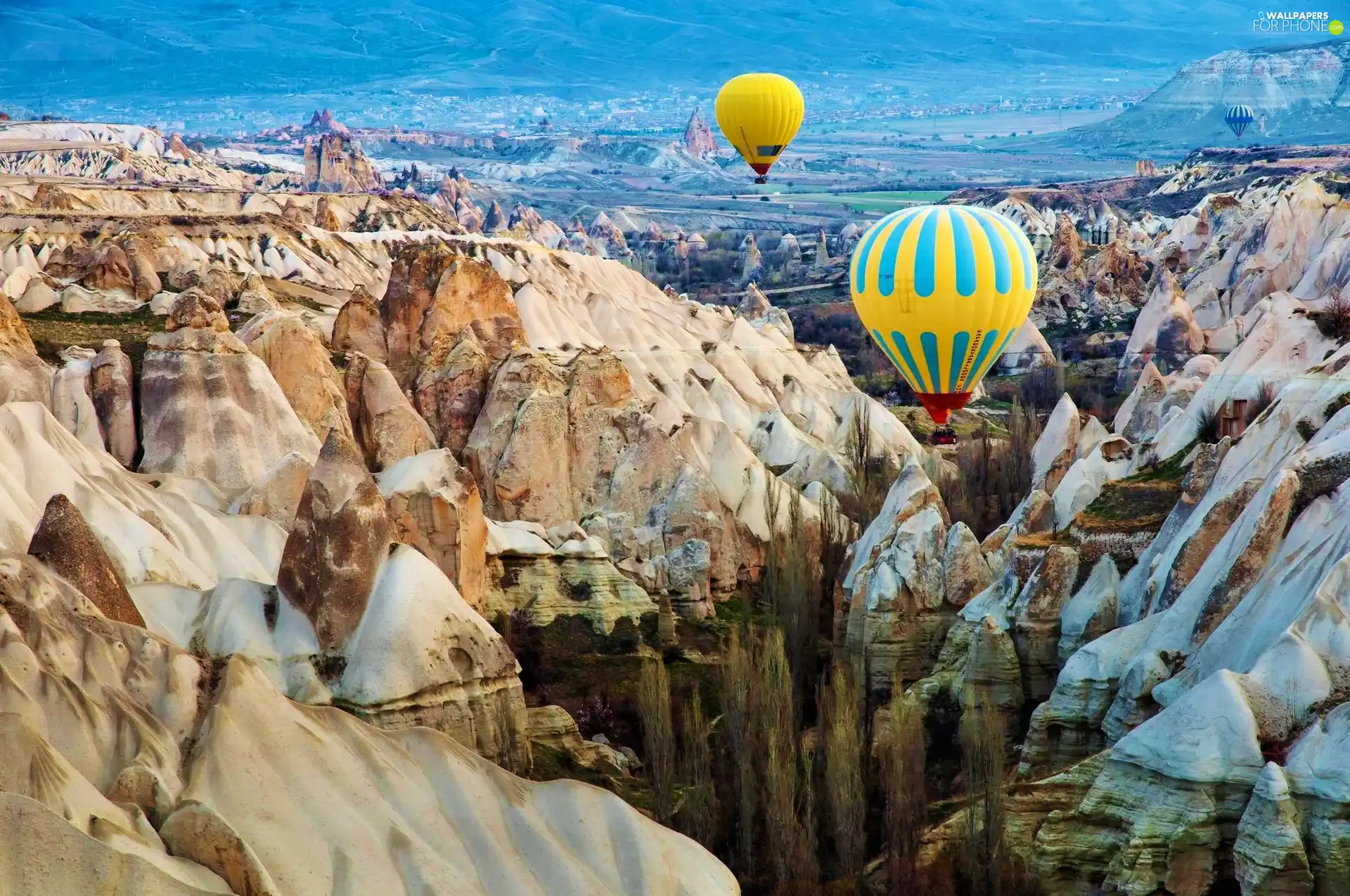 Balloons, canyon