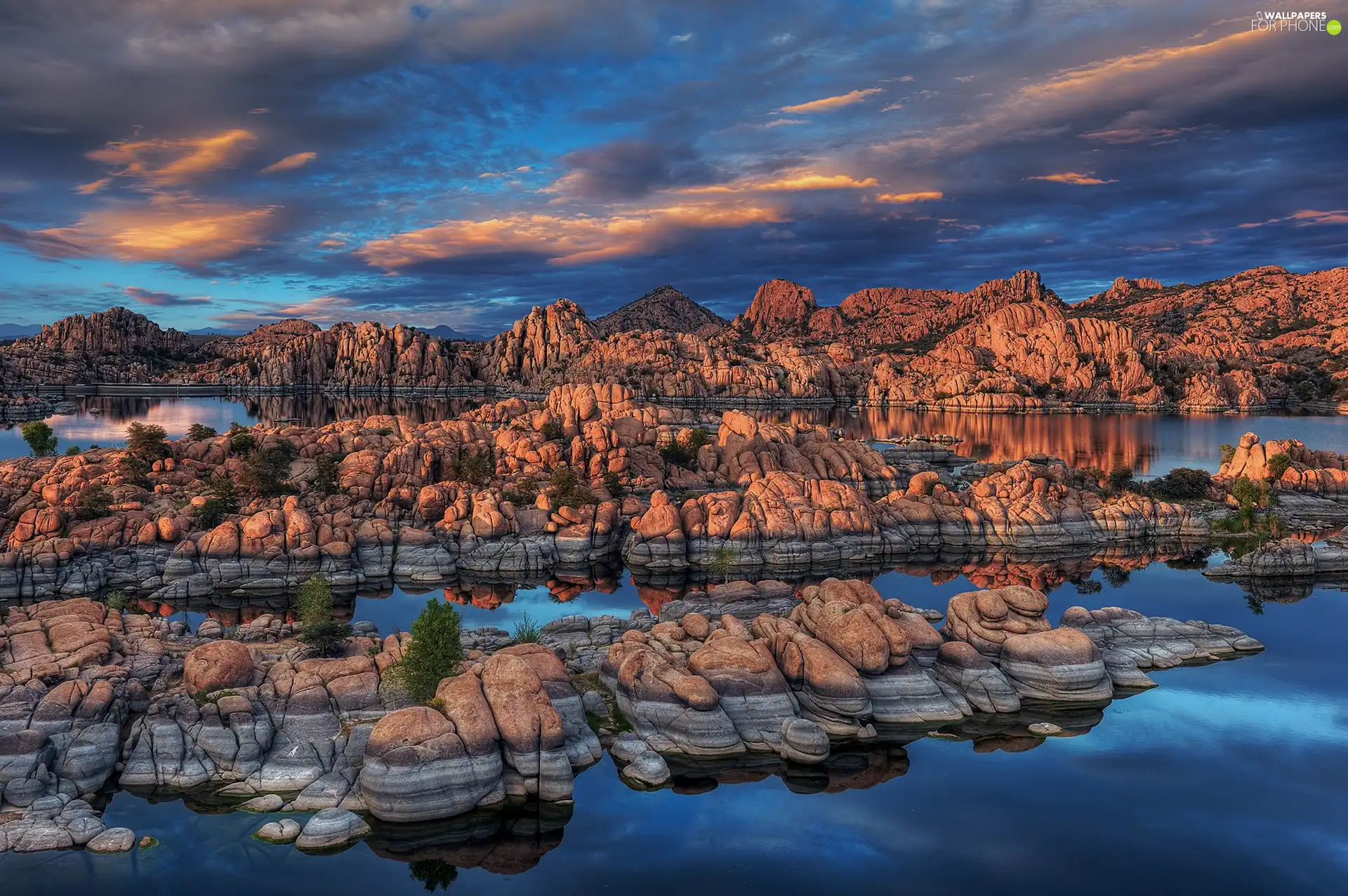 canyon, west, sun