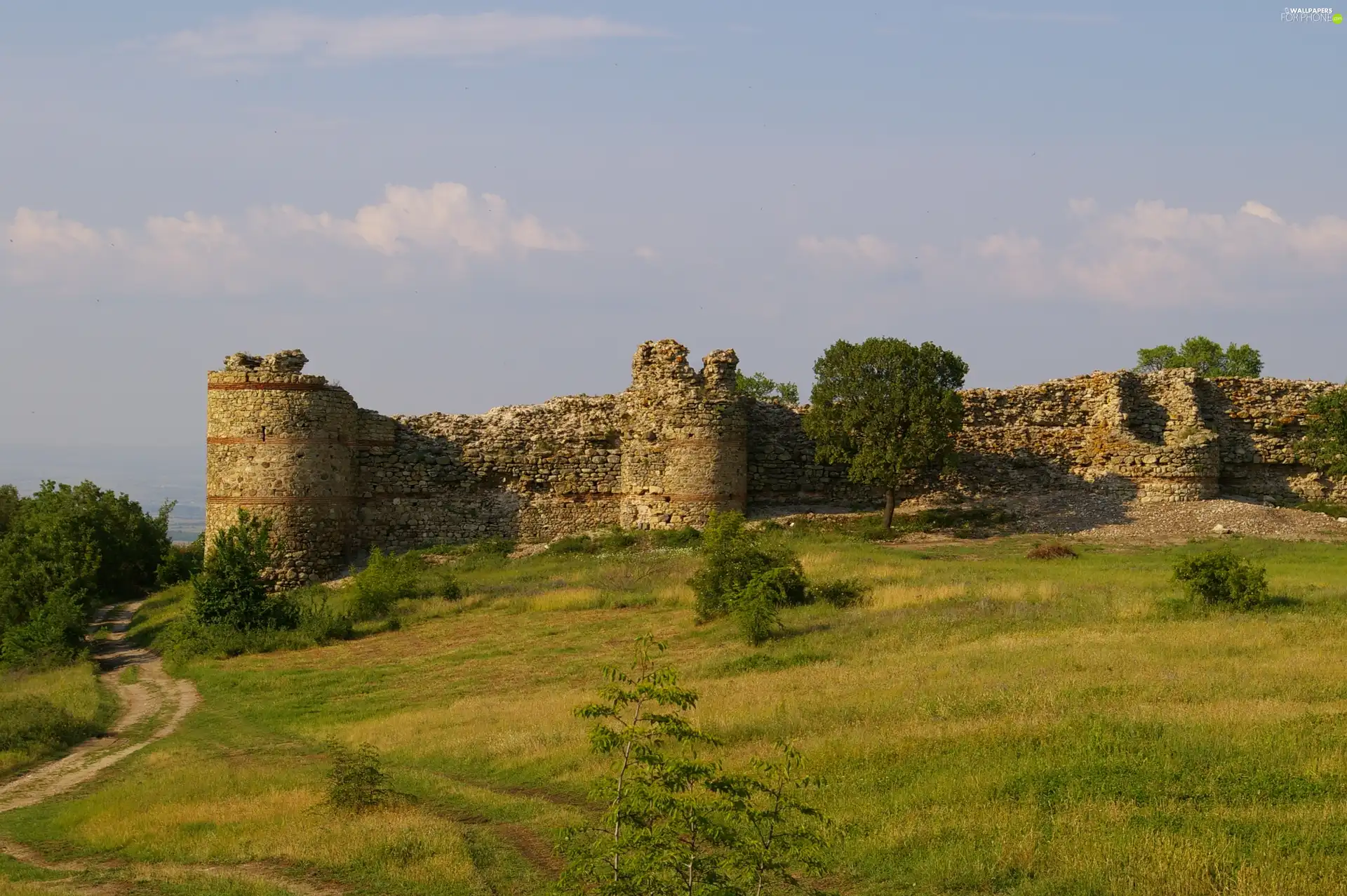 ruins, castle