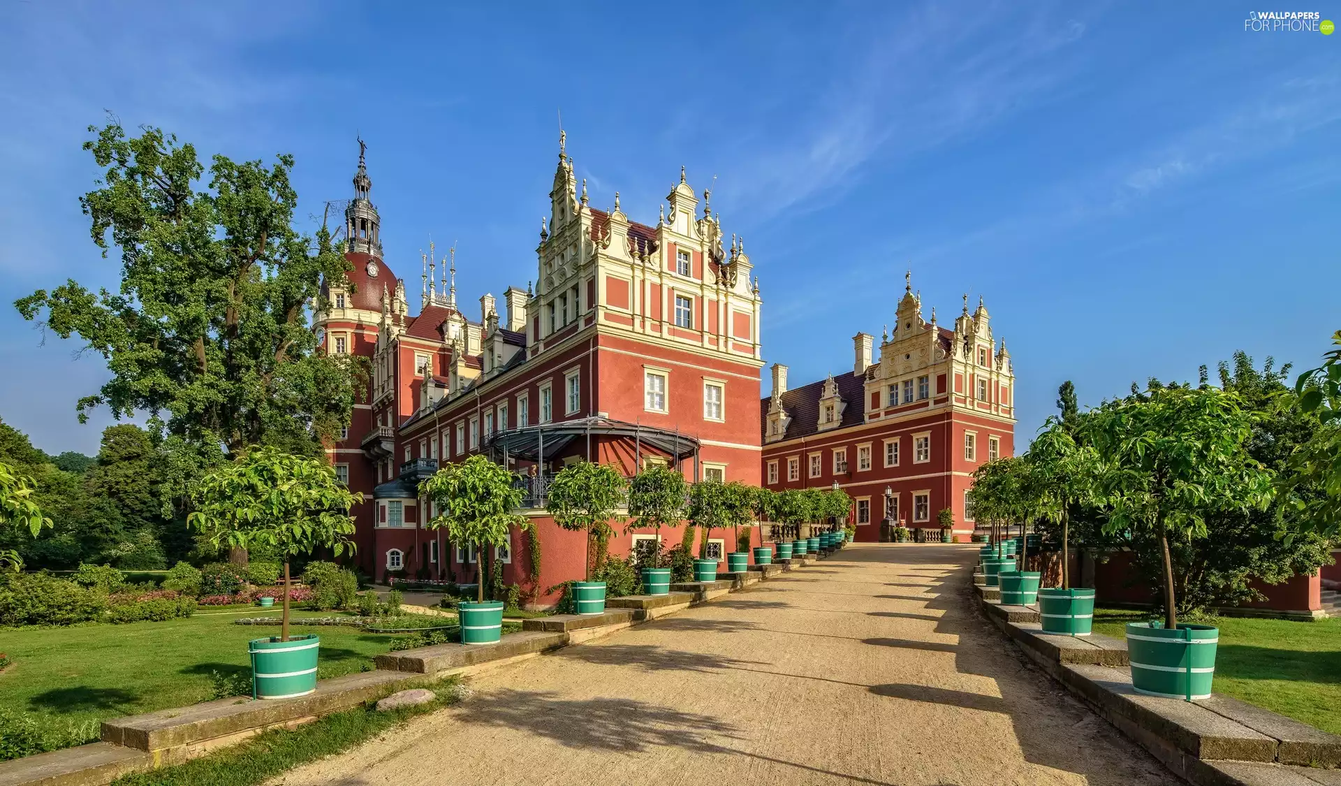 Muskau, Germany, Schloss Muskau, Park Muzakowski, Muskau Castle
