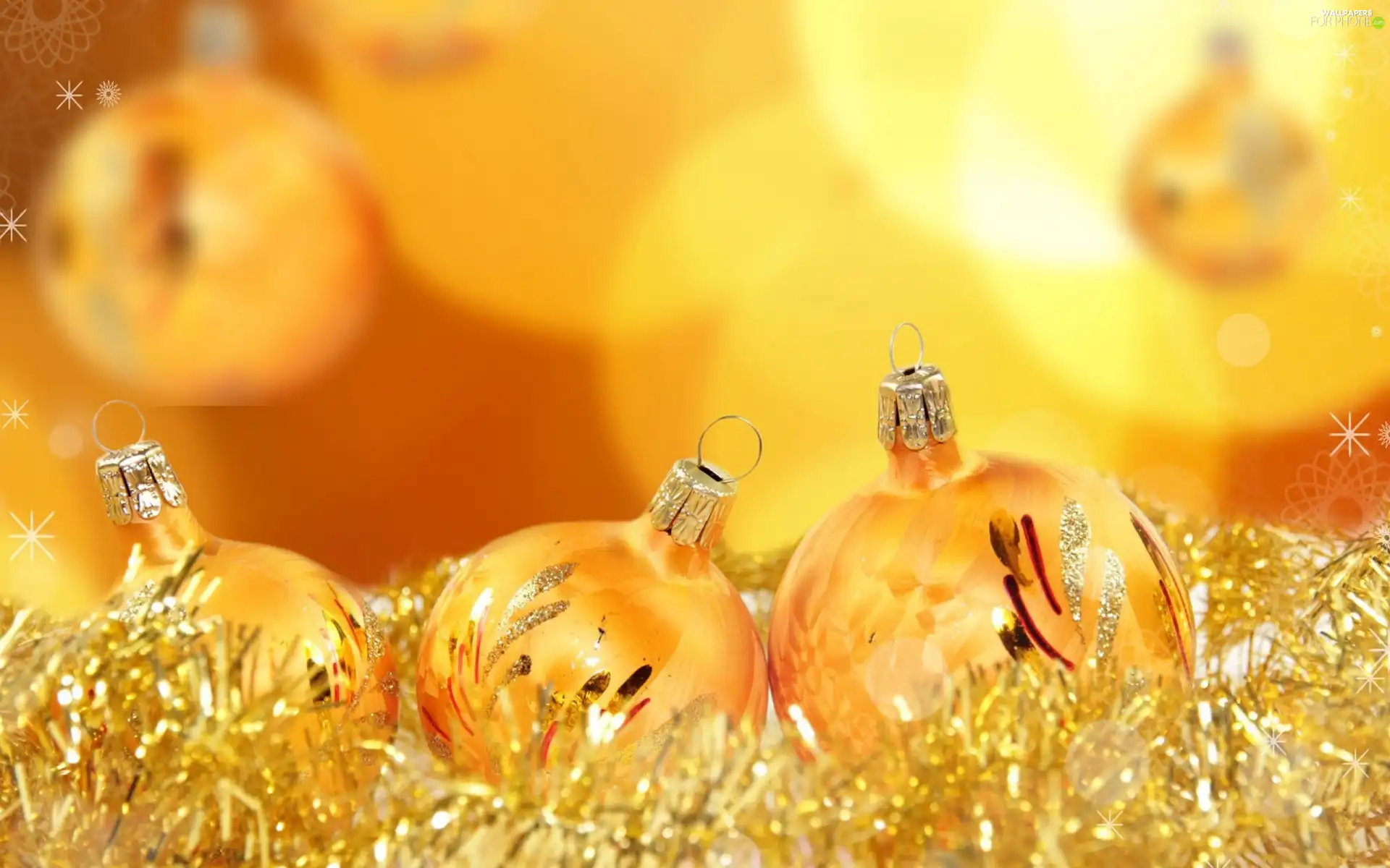 chain, Golden, baubles