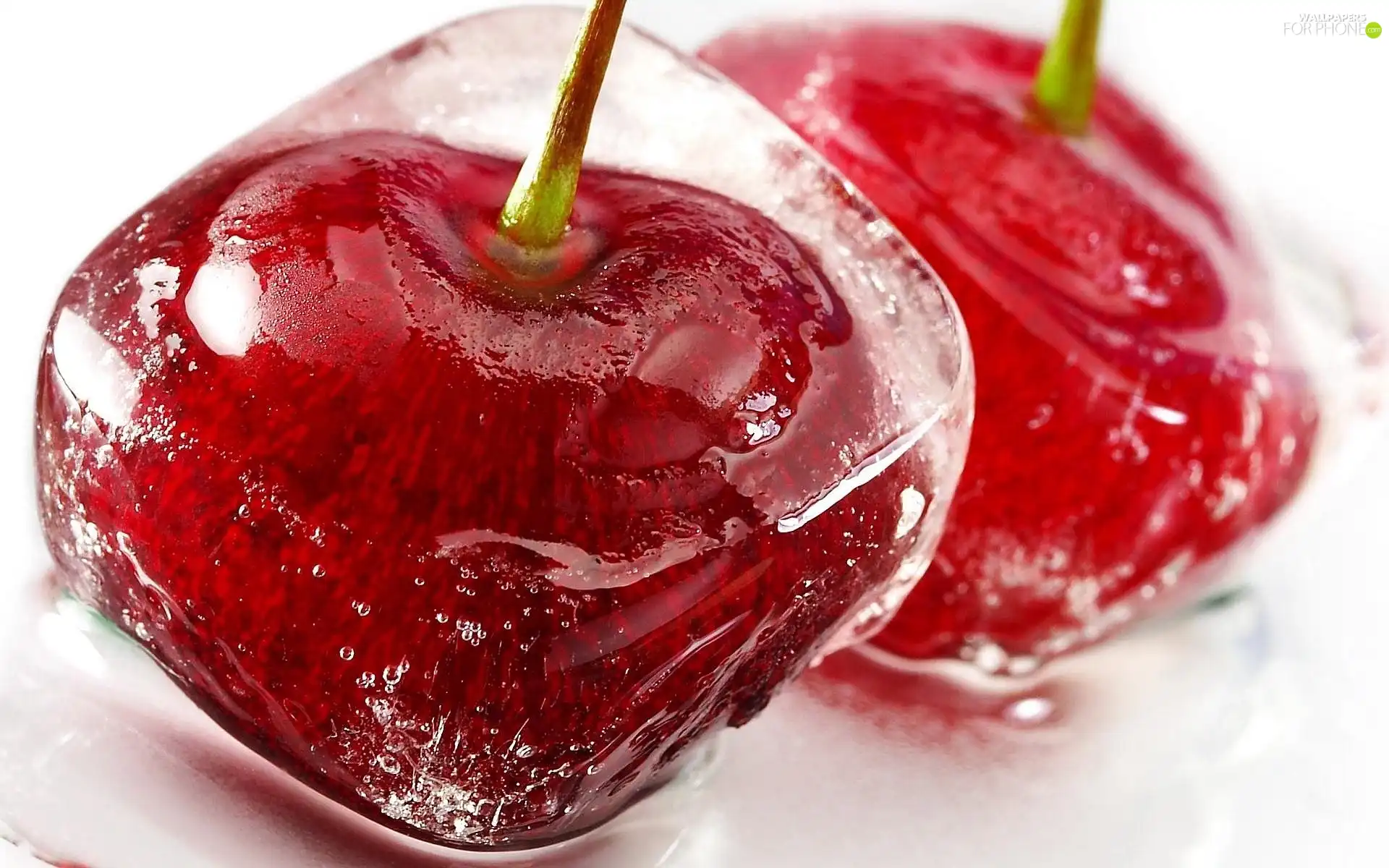 cherries, Two, frozen