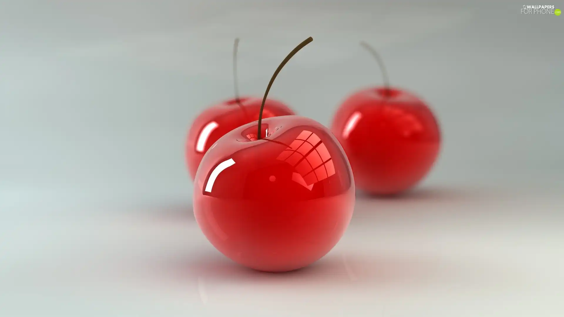 glass, cherries