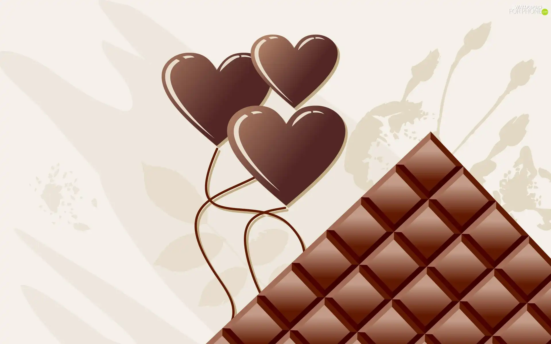 heart, chocolate