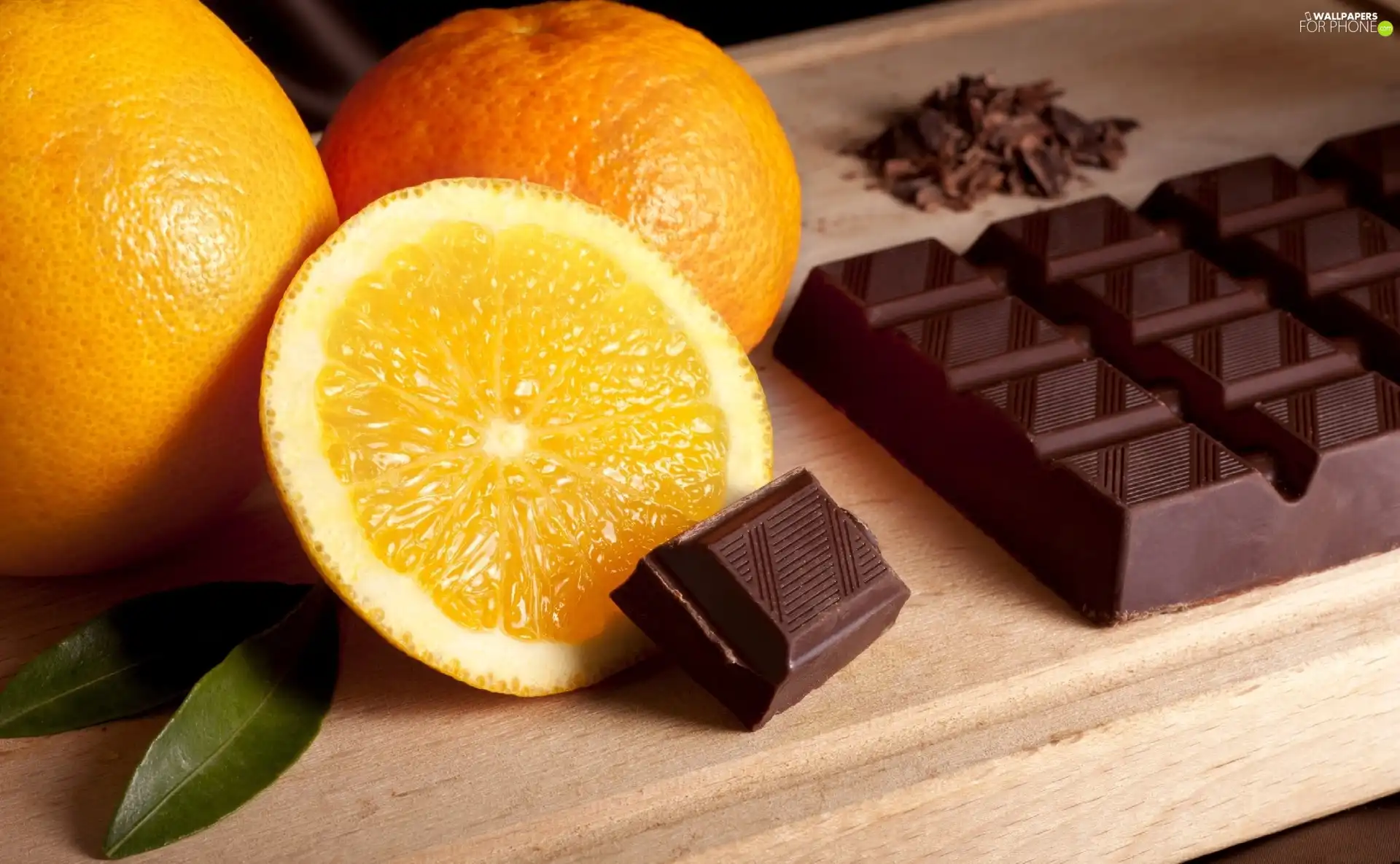 chocolate, robust, orange