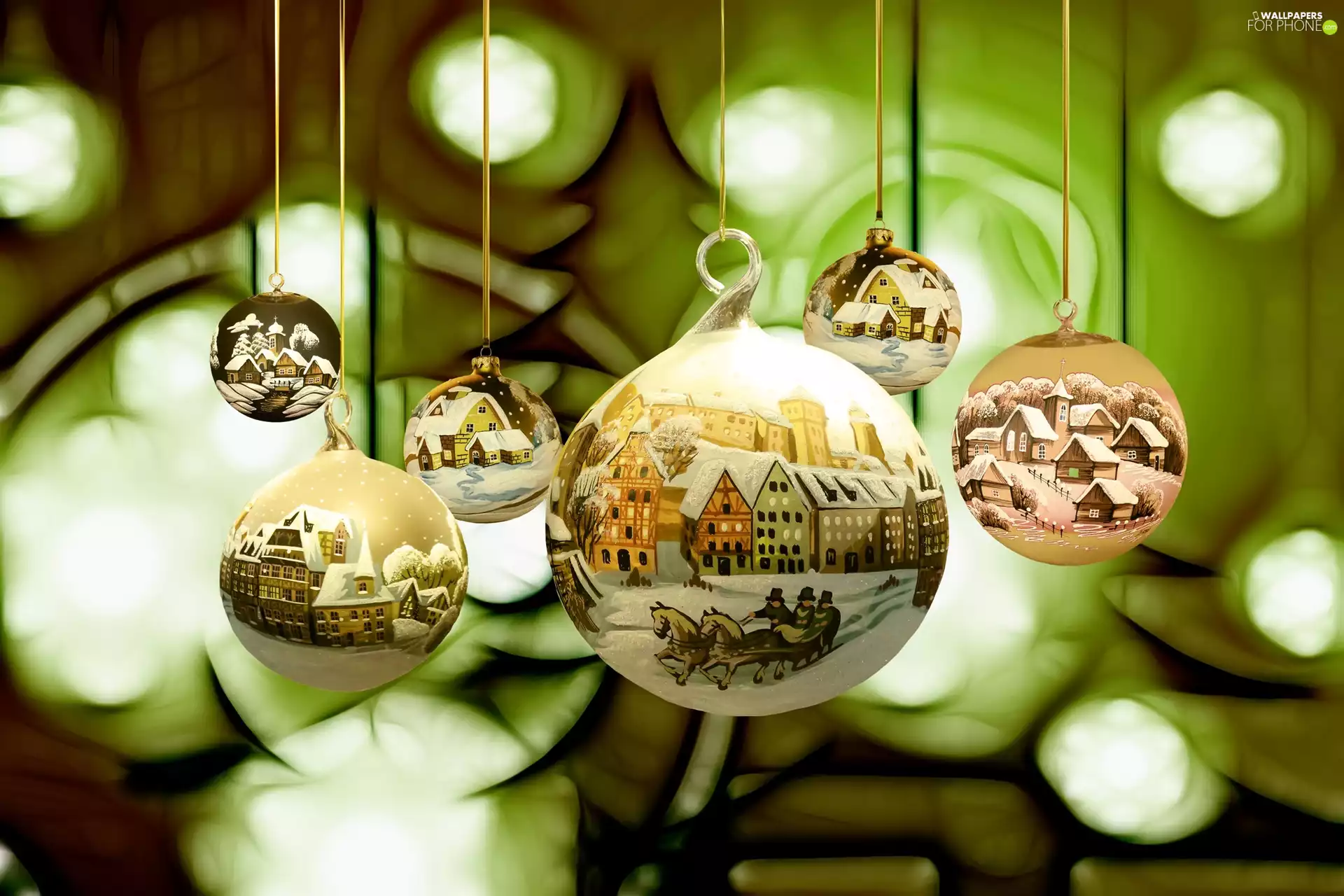 baubles, Christmas, decoration, Christmas