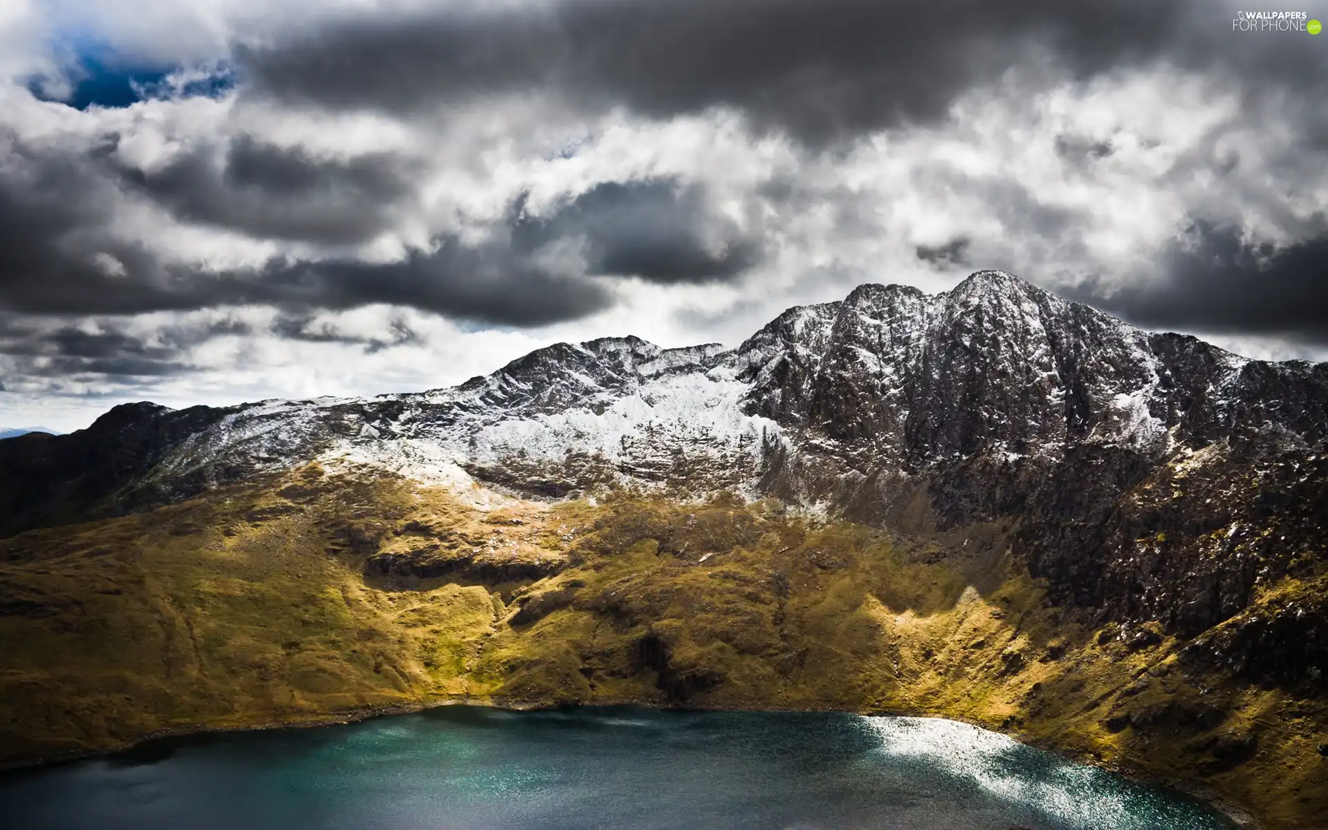 clouds, Gulf, Mountains